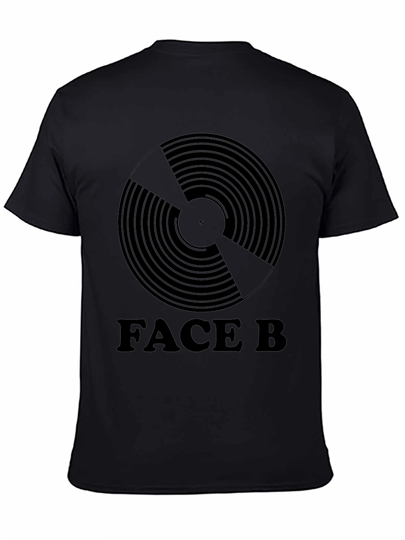 Face B Record Graphic T-Shirt