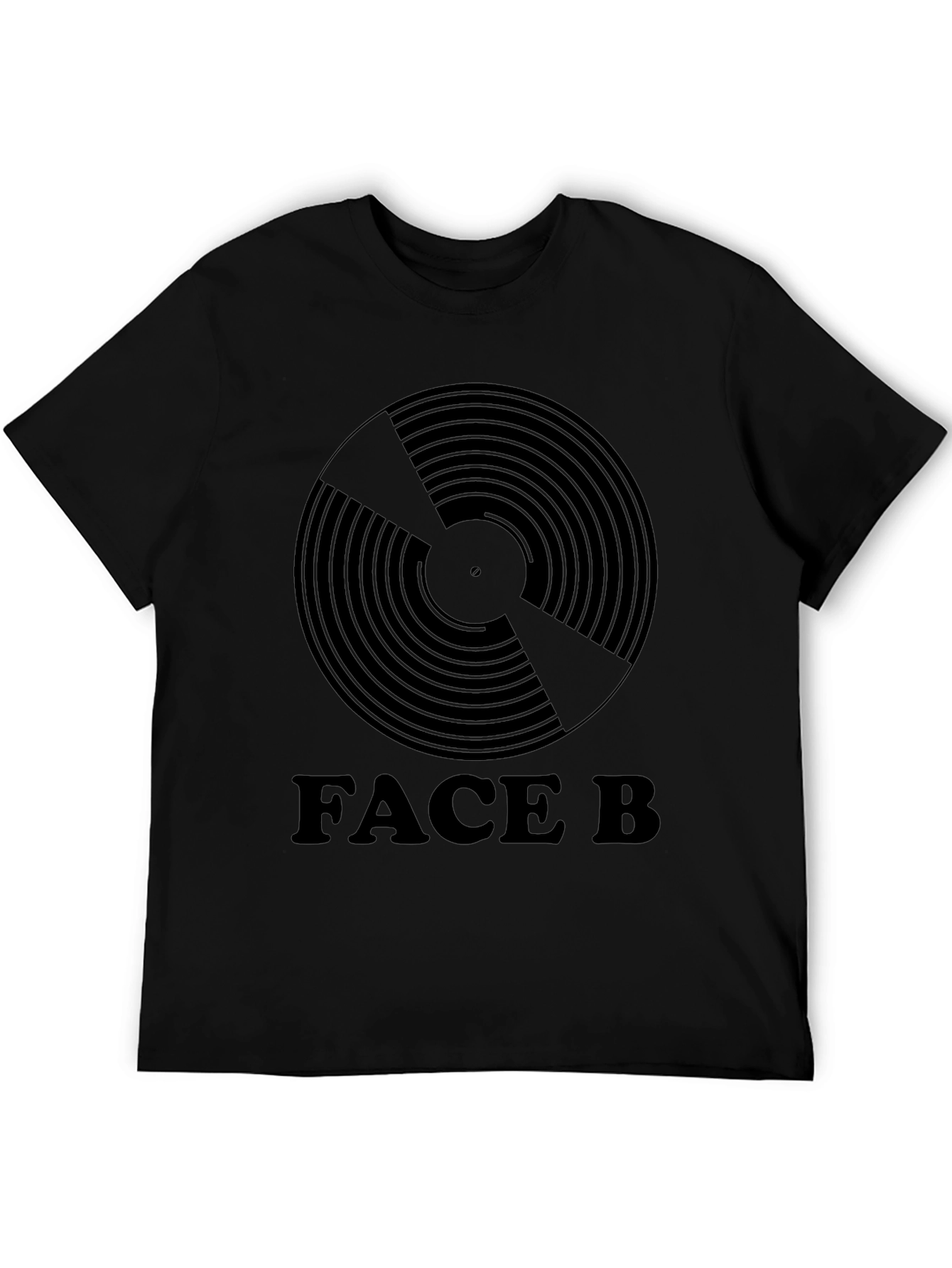 Face B Record Graphic T-Shirt