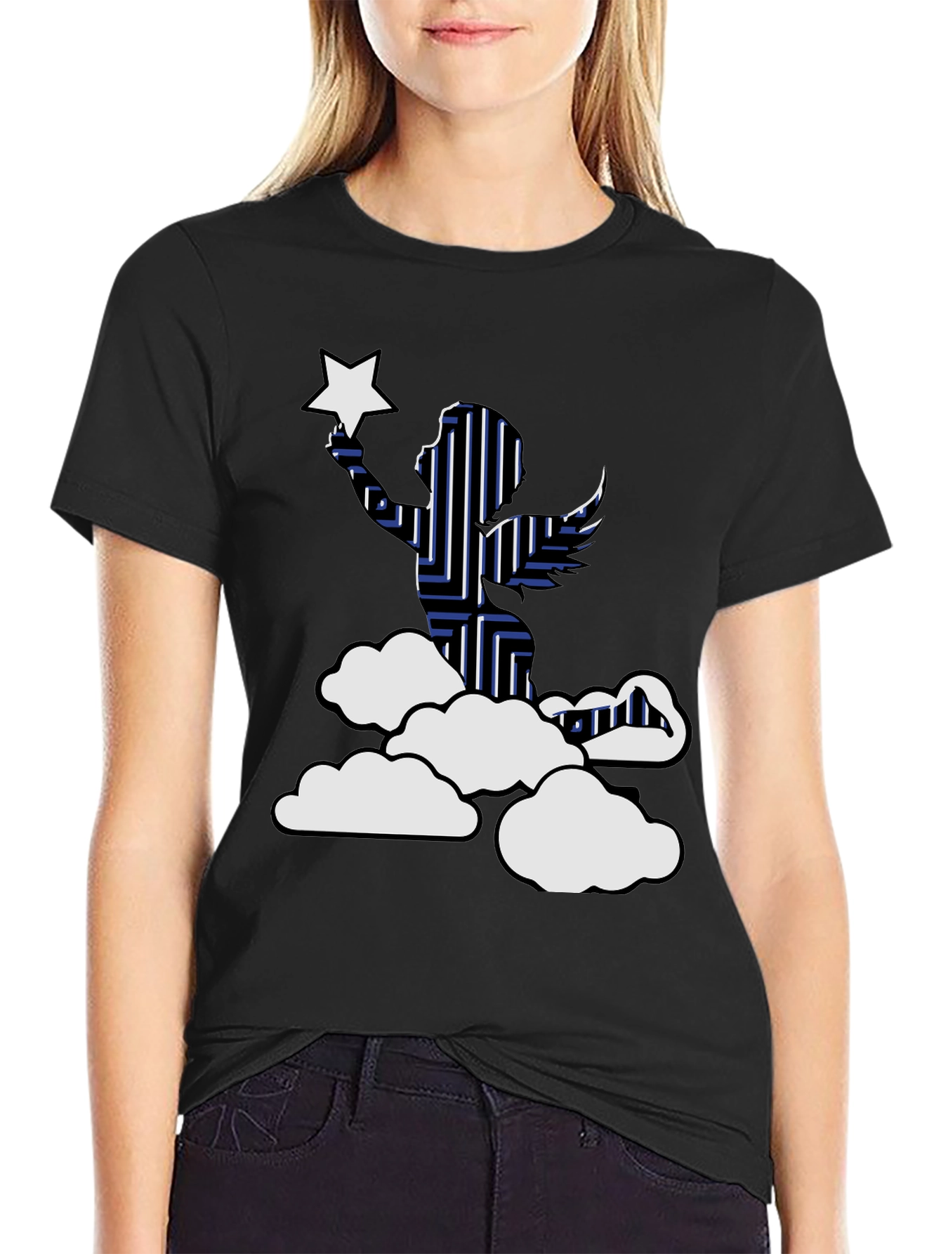 Angel and Star Graphic Tee