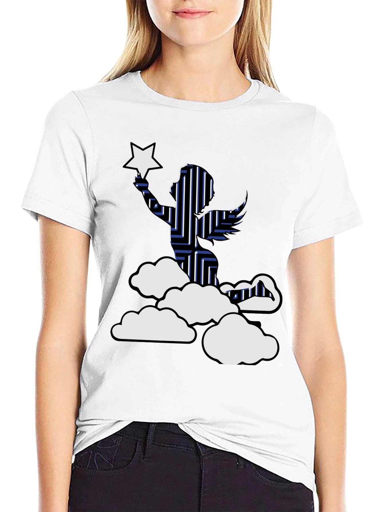 Angel and Star Graphic Tee