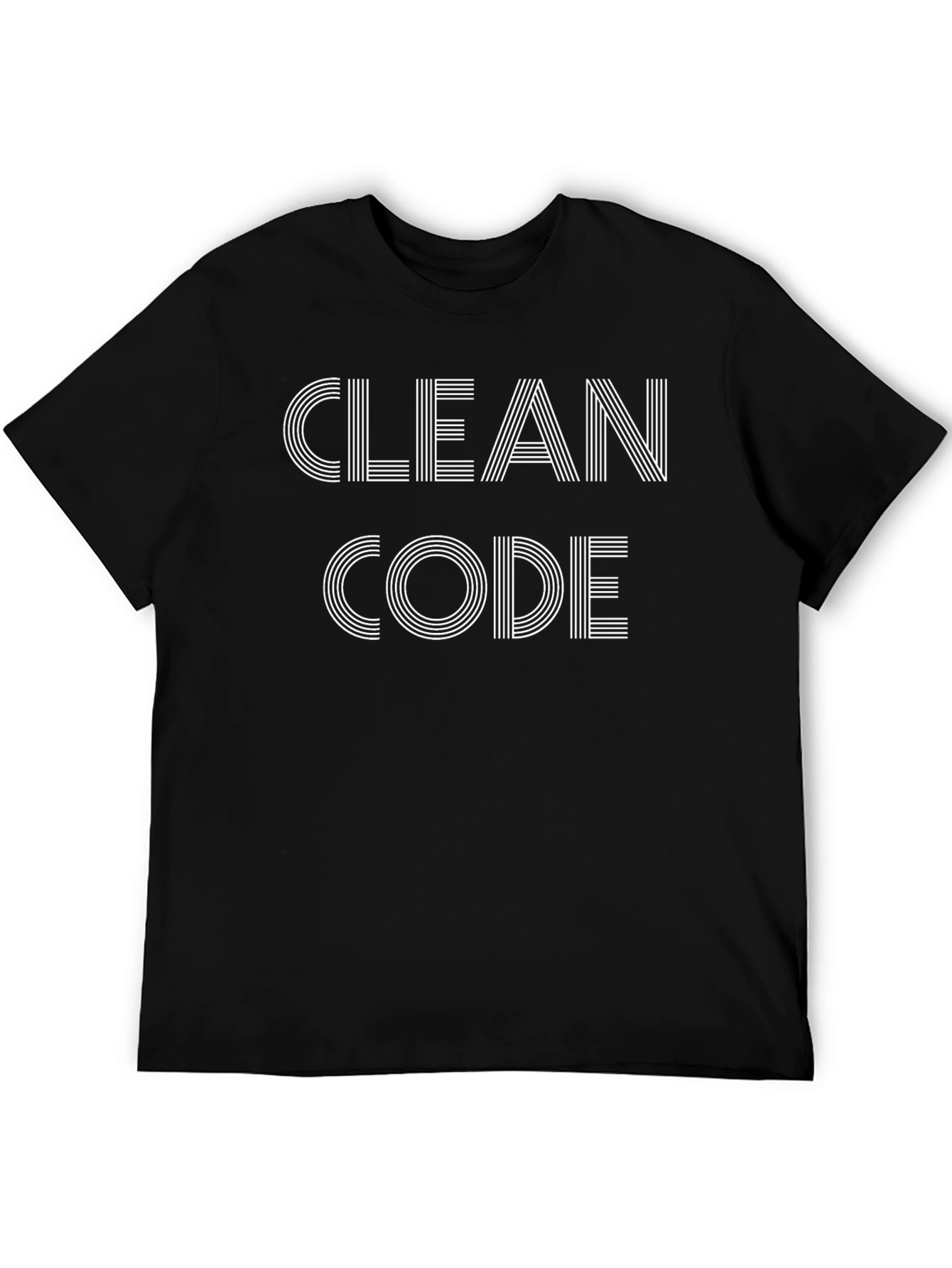 Clean Code Black Graphic T-Shirt