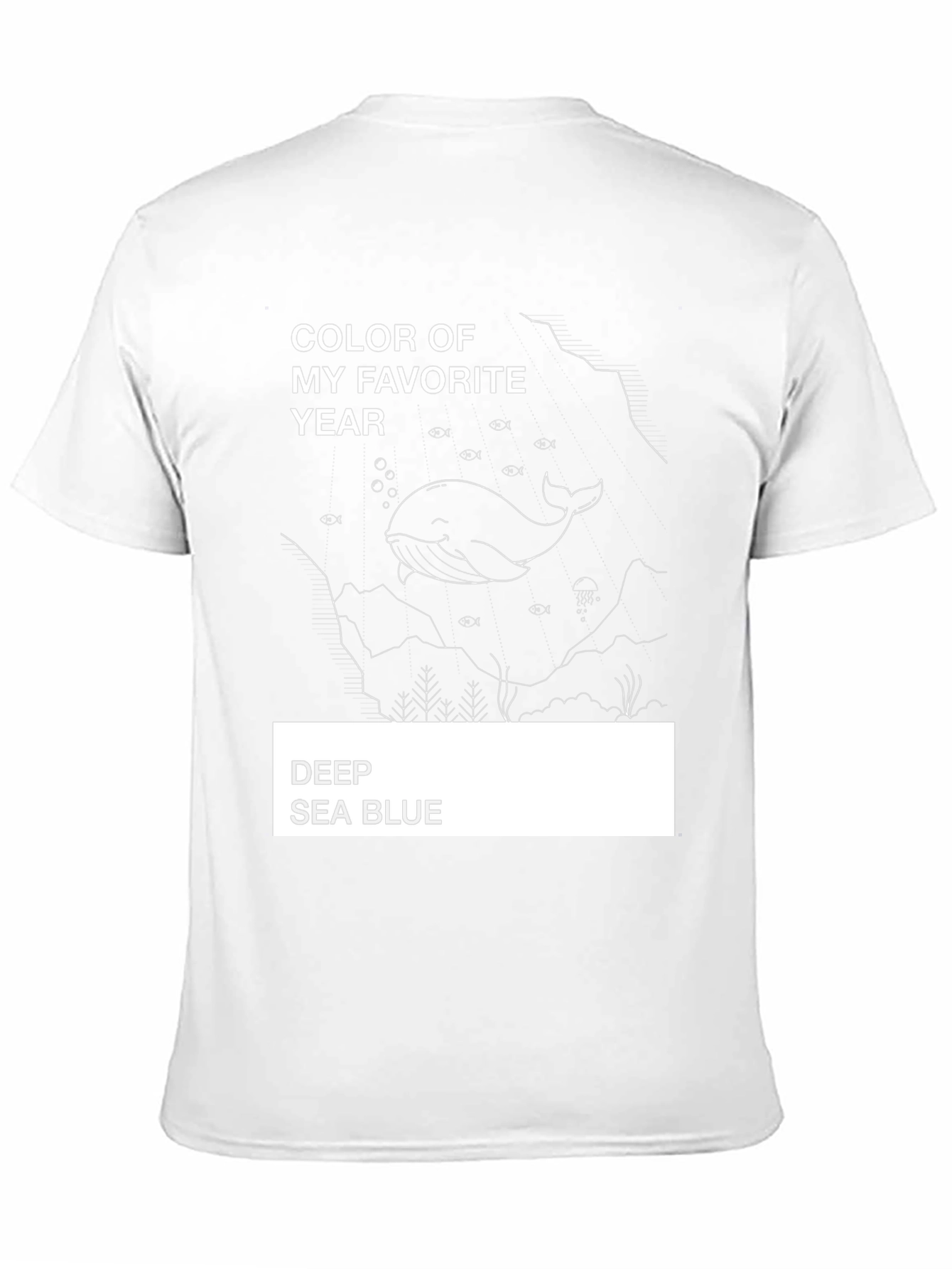 Deep Sea Blue Whale Graphic Tee