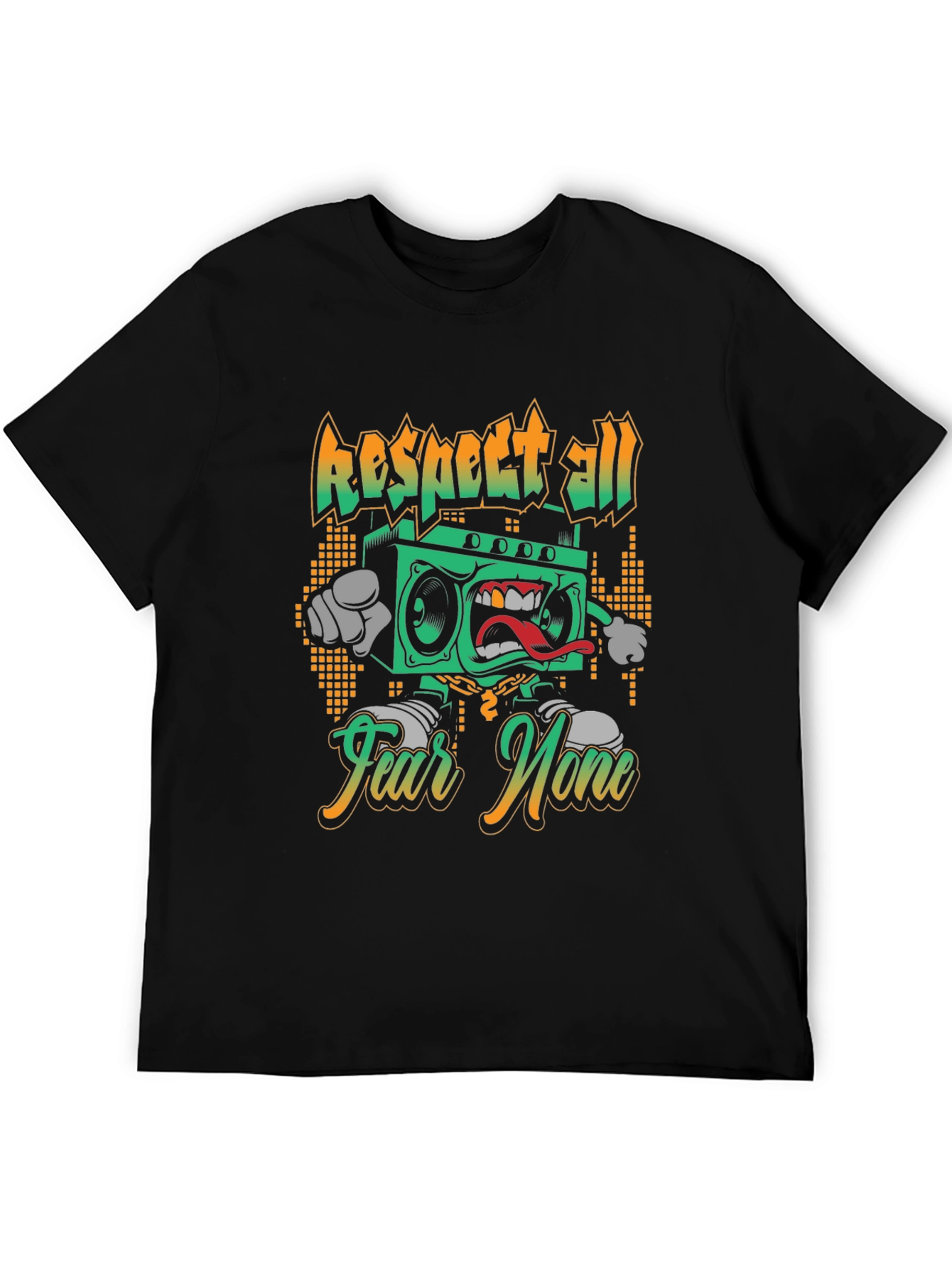 Respect All Fear None Graphic T-Shirt