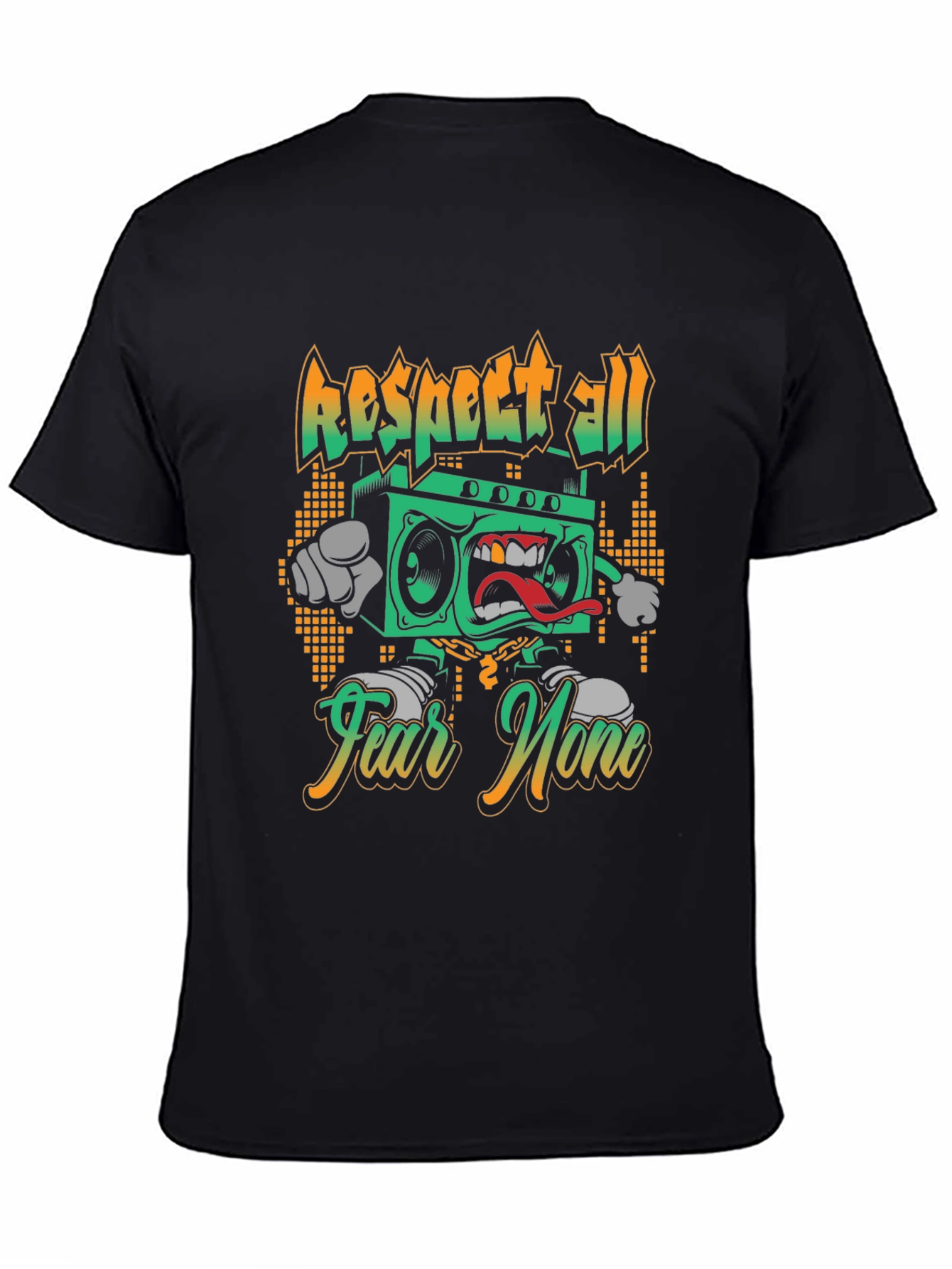 Respect All Fear None Graphic T-Shirt