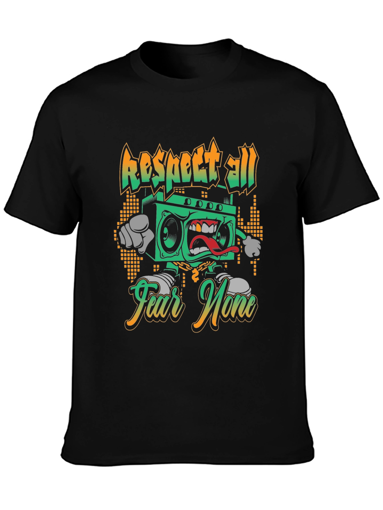 Respect All Fear None Graphic T-Shirt