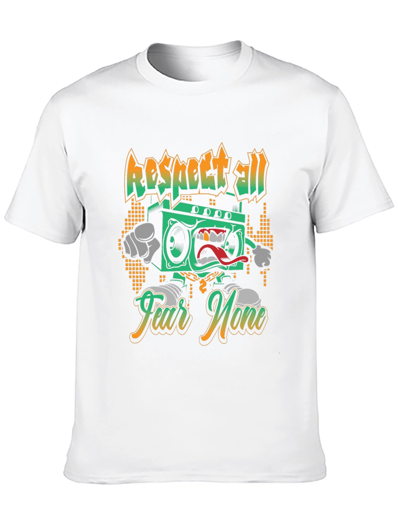 Respect All Fear None Graphic T-Shirt