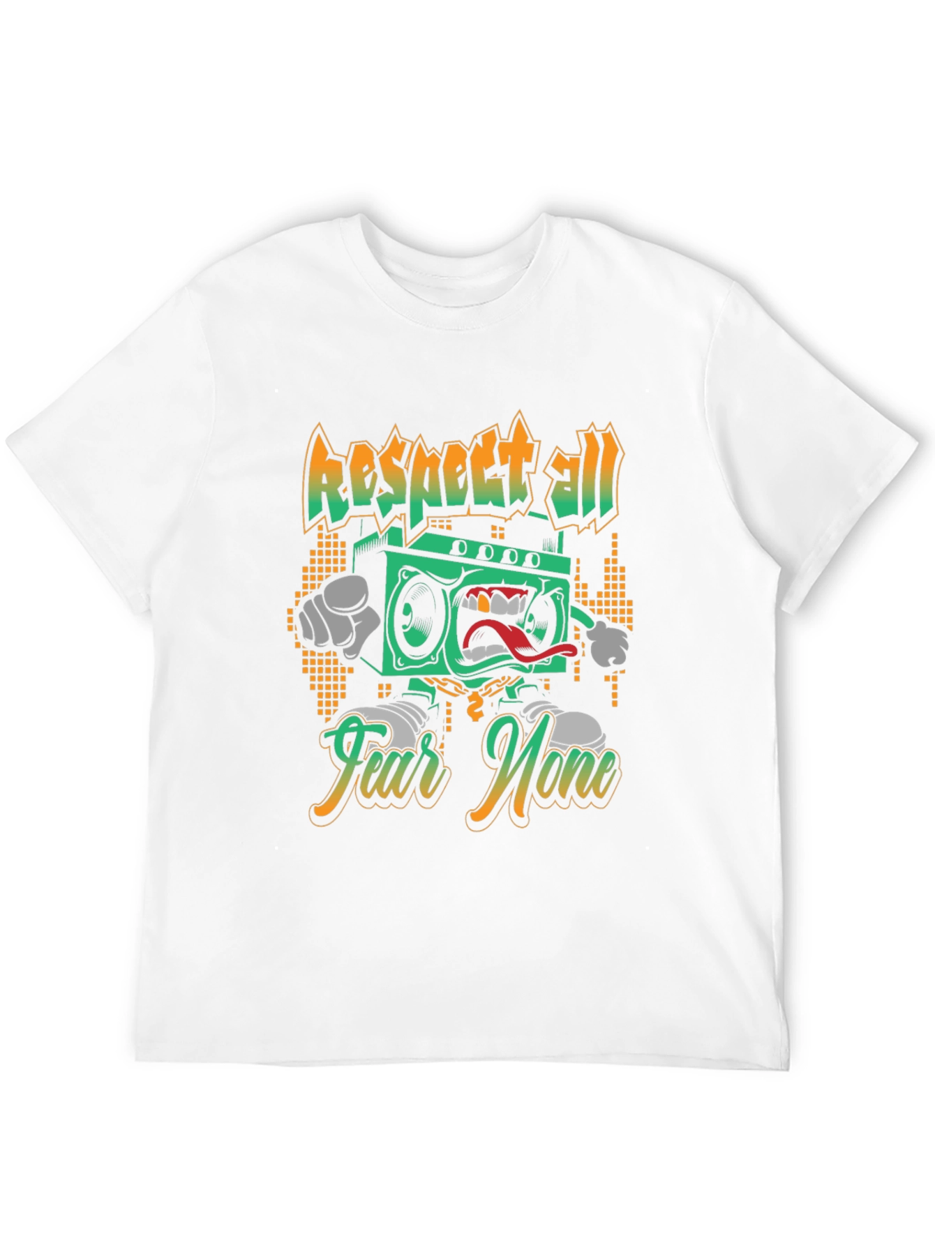 Respect All Fear None Graphic T-Shirt