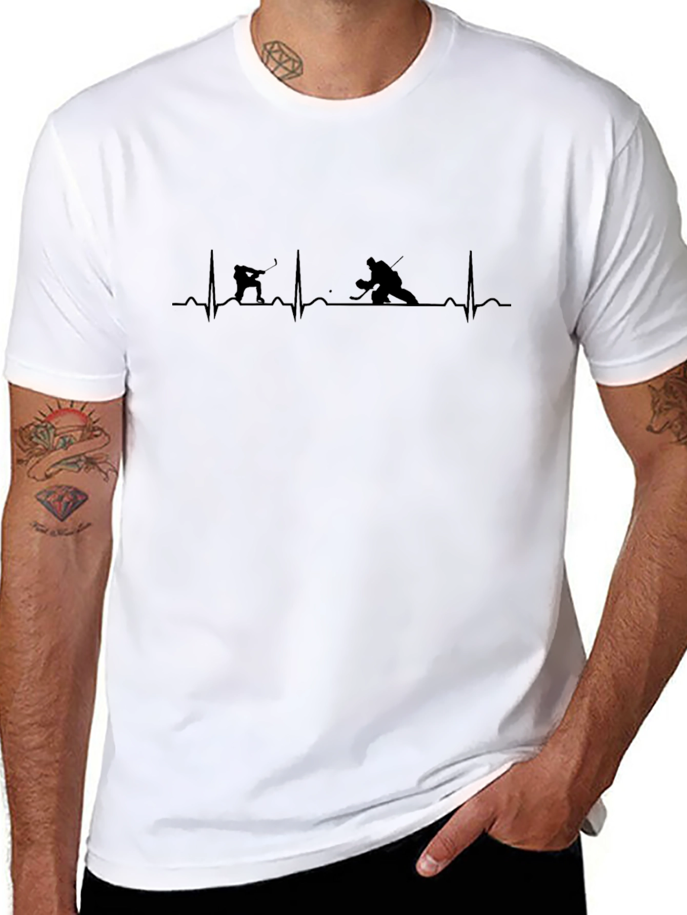 Hockey Heartbeat T-Shirt - Passion on Display