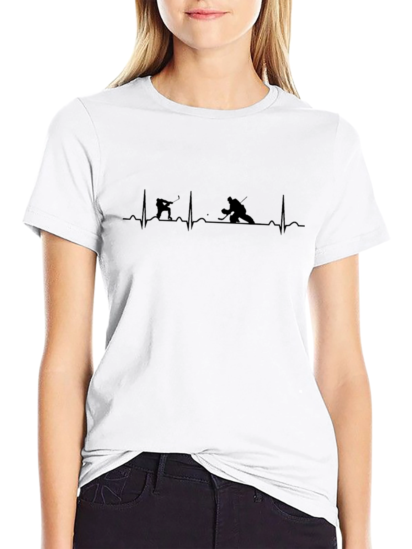 Hockey Heartbeat T-Shirt - Passion on Display