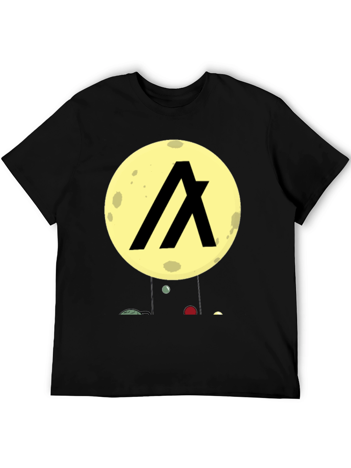 Algorand Crypto Black Graphic T-Shirt