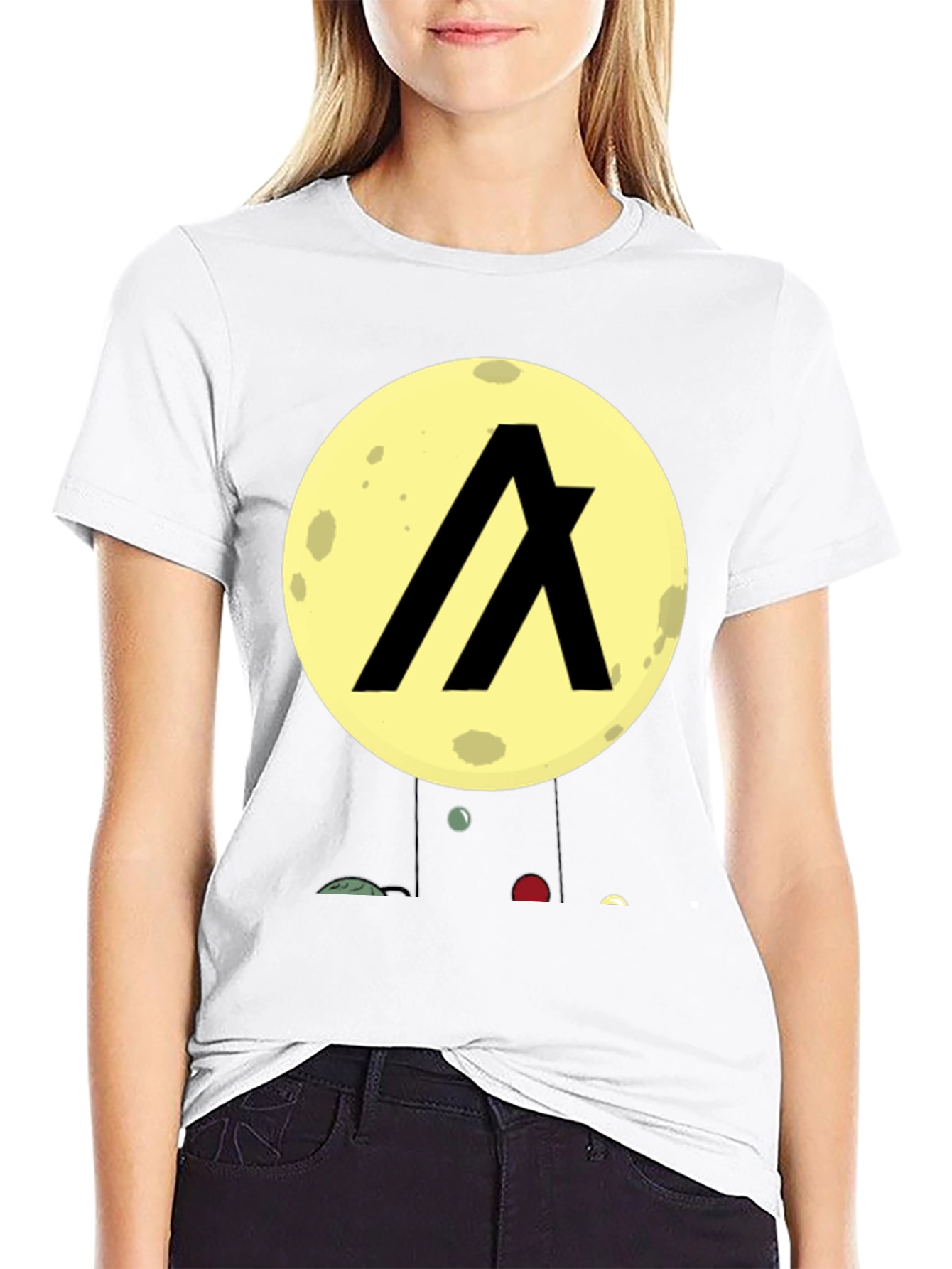 Algorand Crypto Black Graphic T-Shirt