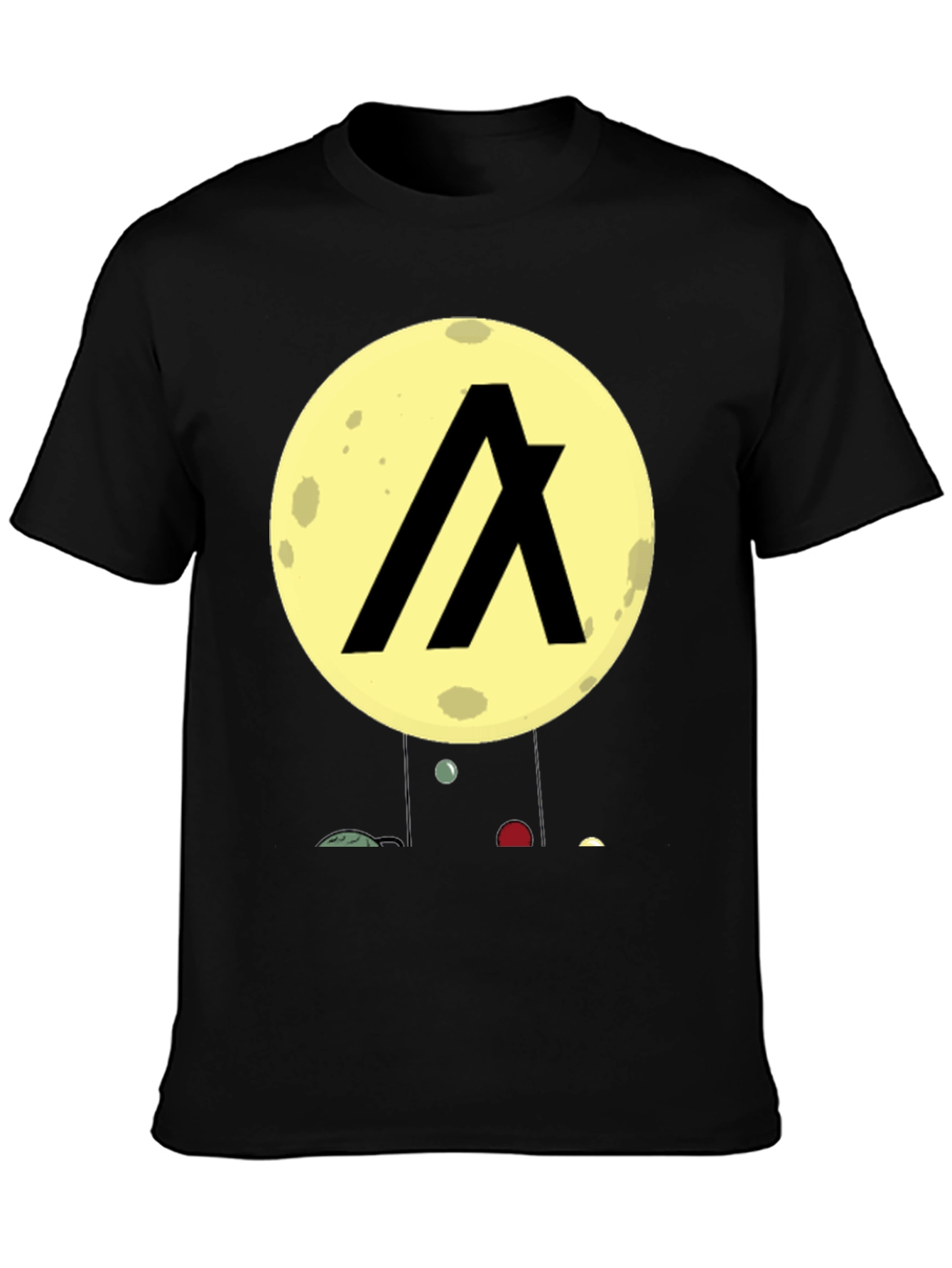Algorand Crypto Black Graphic T-Shirt
