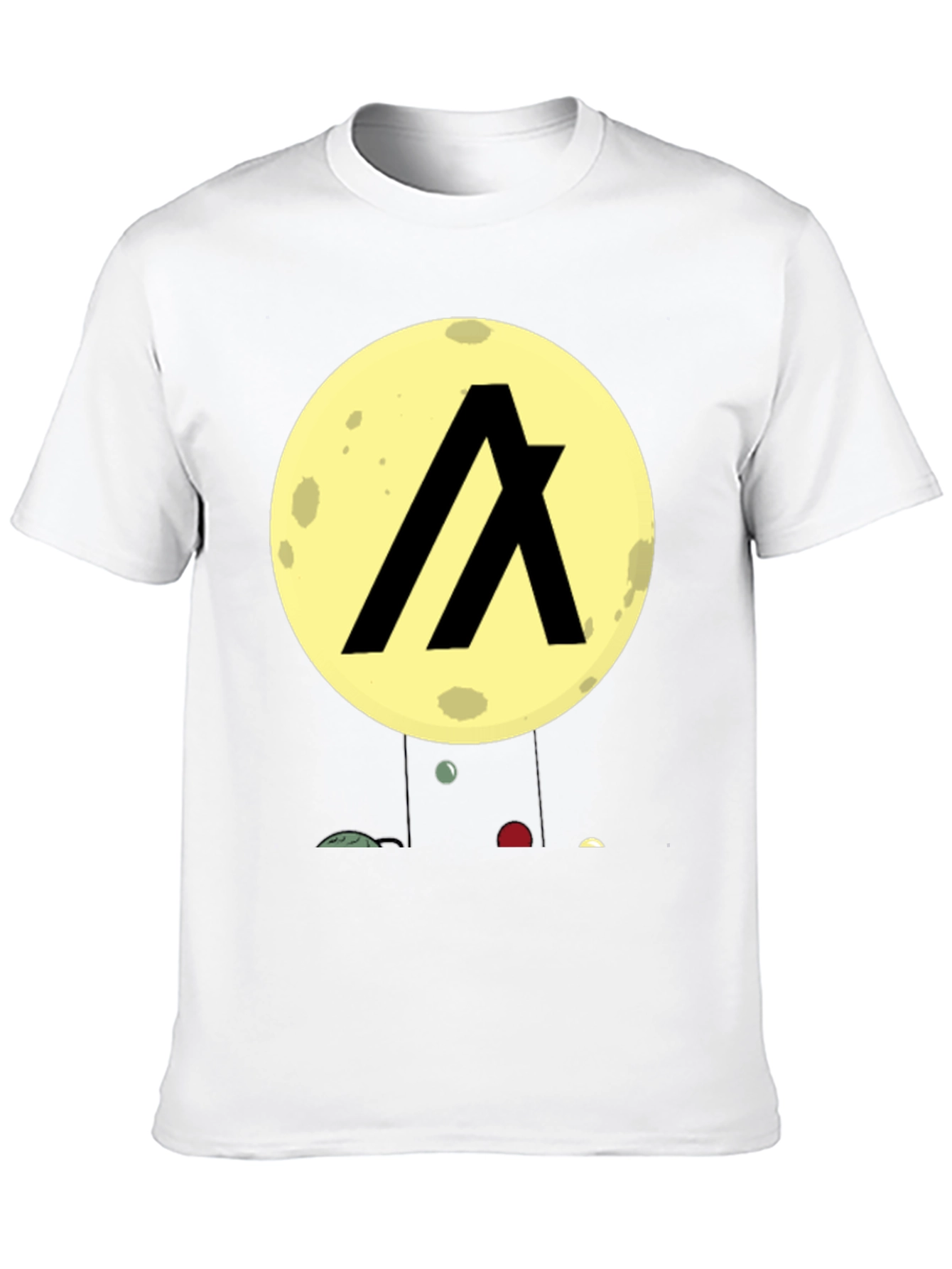 Algorand Crypto Black Graphic T-Shirt