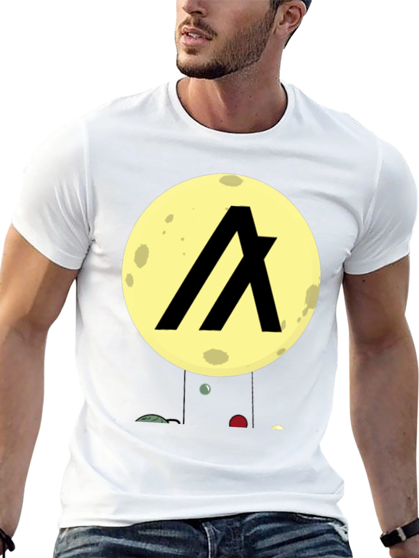 Algorand Crypto Black Graphic T-Shirt