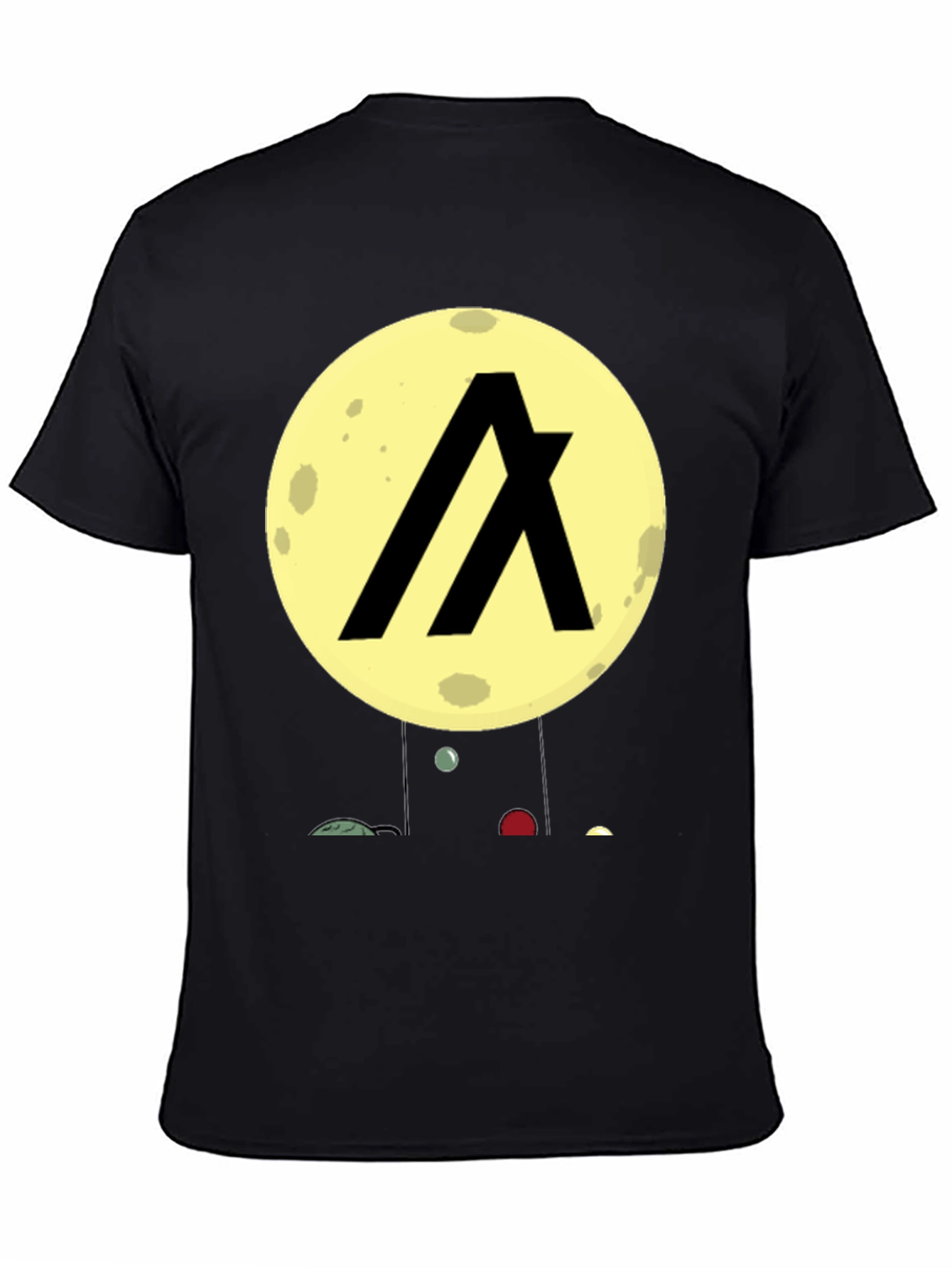Algorand Crypto Black Graphic T-Shirt