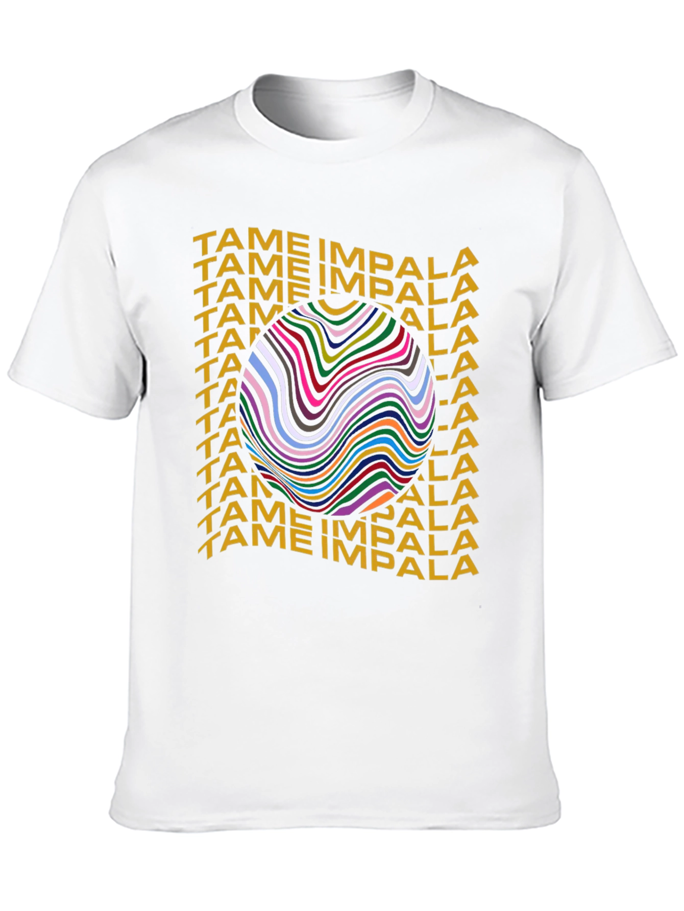 Tame Impala Graphic Print Black T-Shirt
