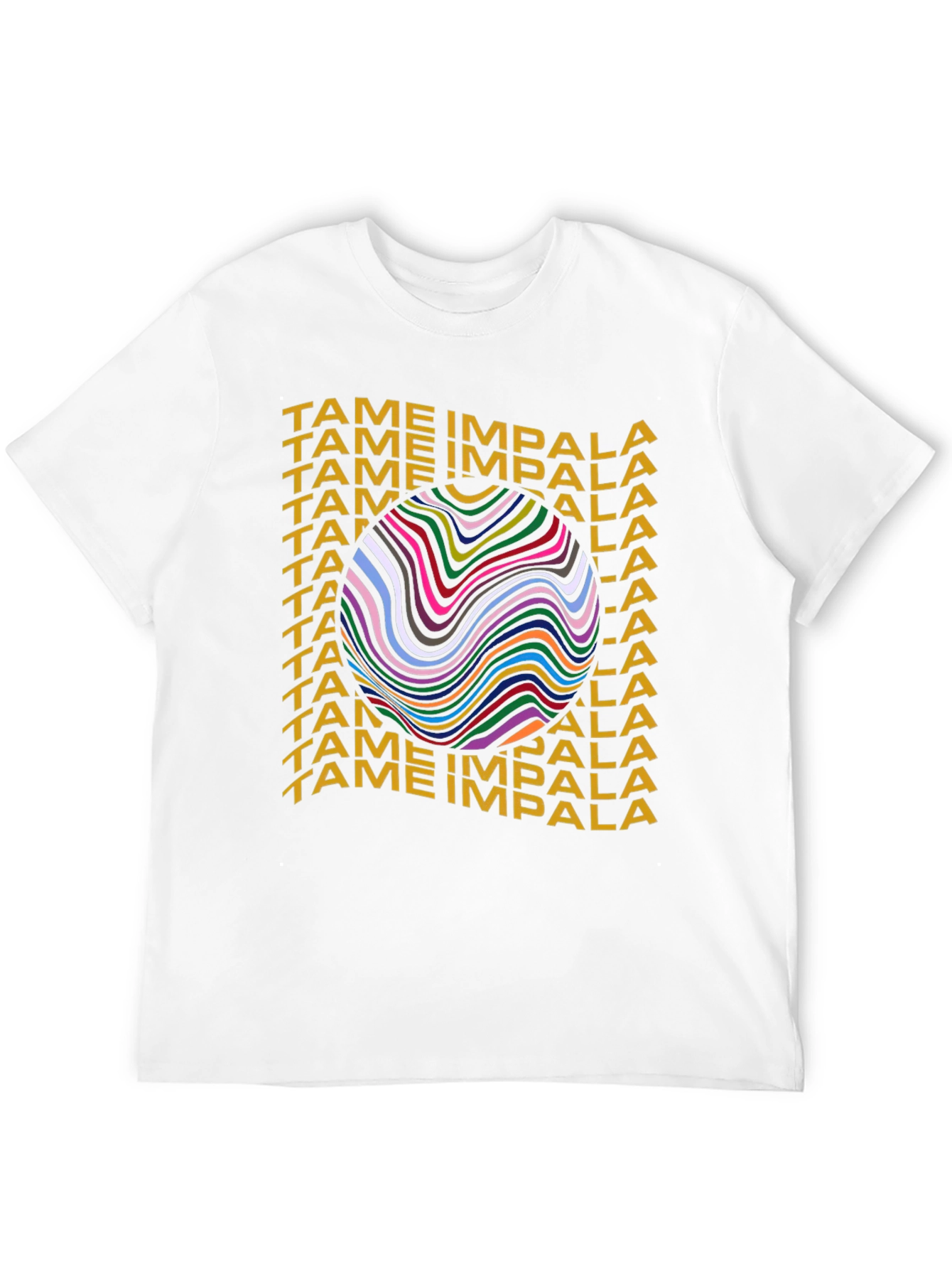 Tame Impala Graphic Print Black T-Shirt