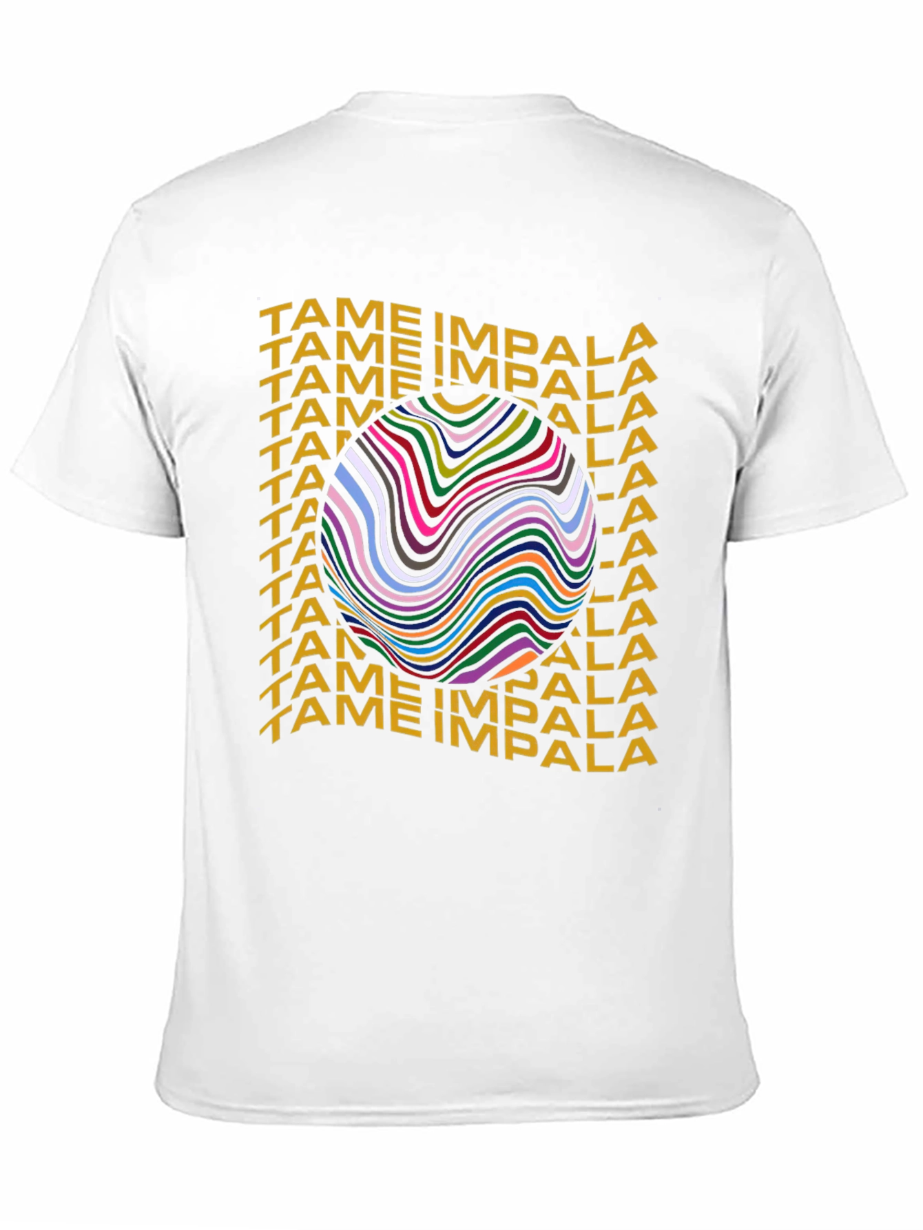 Tame Impala Graphic Print Black T-Shirt