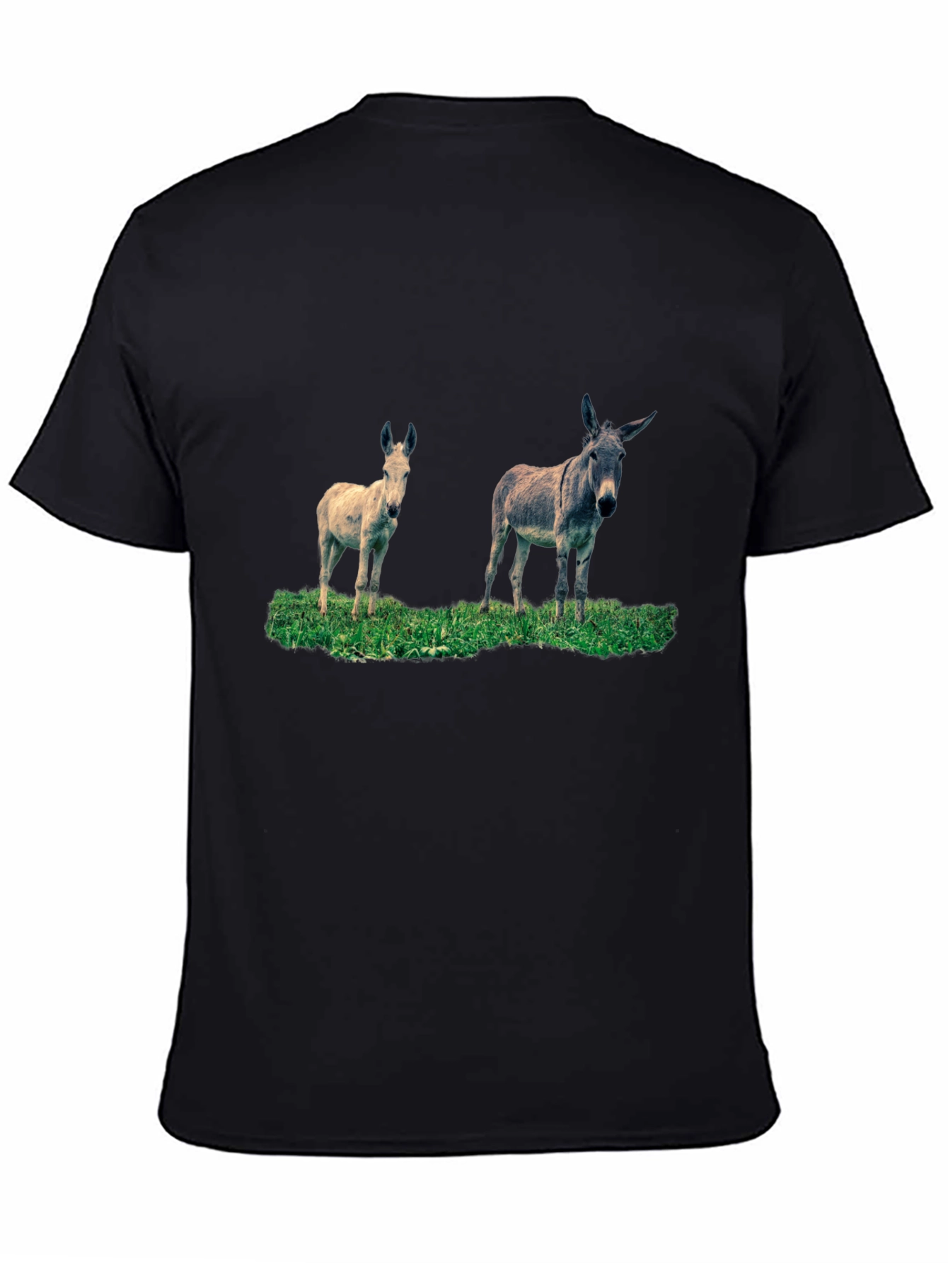 Donkey Duo Black T-Shirt