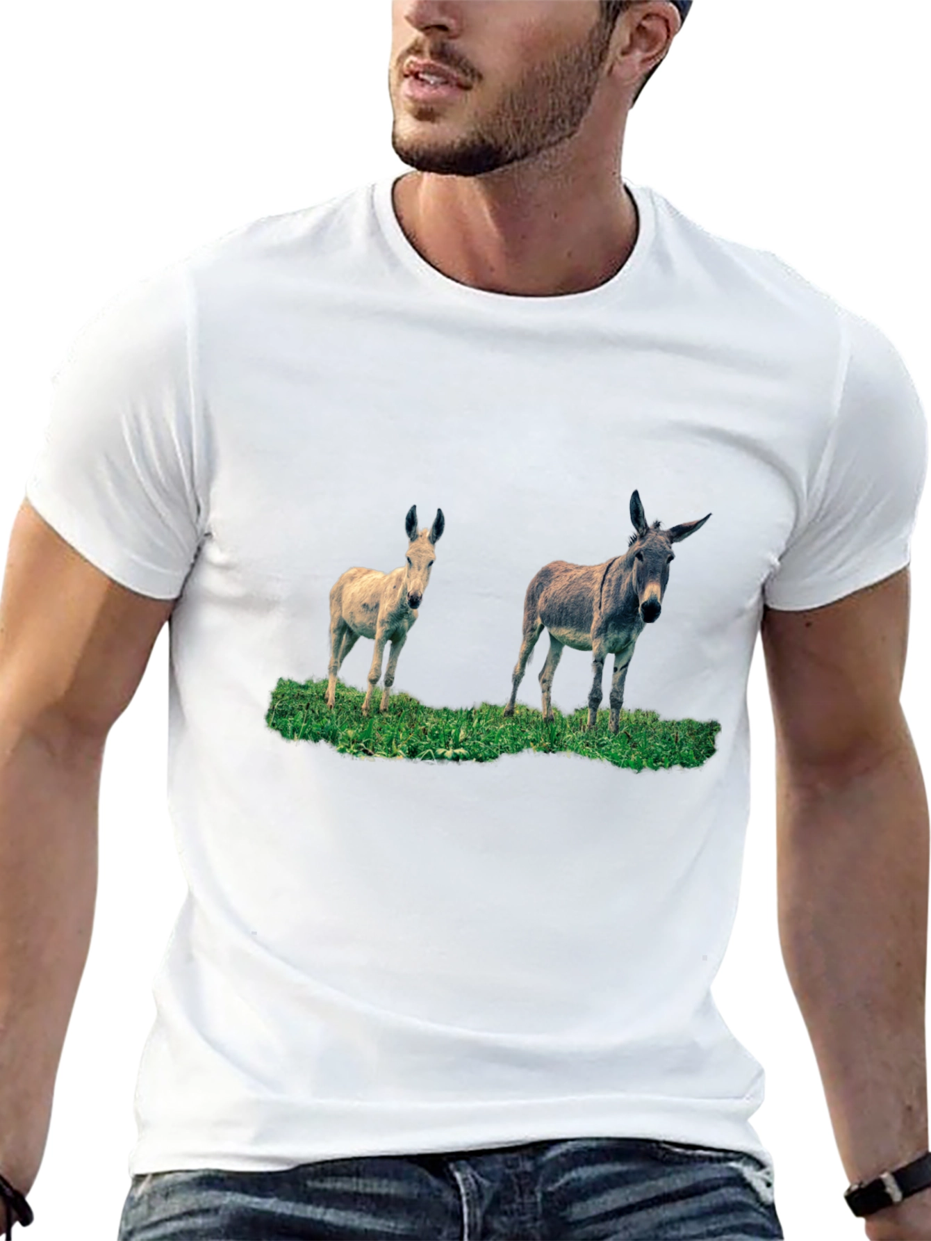 Donkey Duo Black T-Shirt