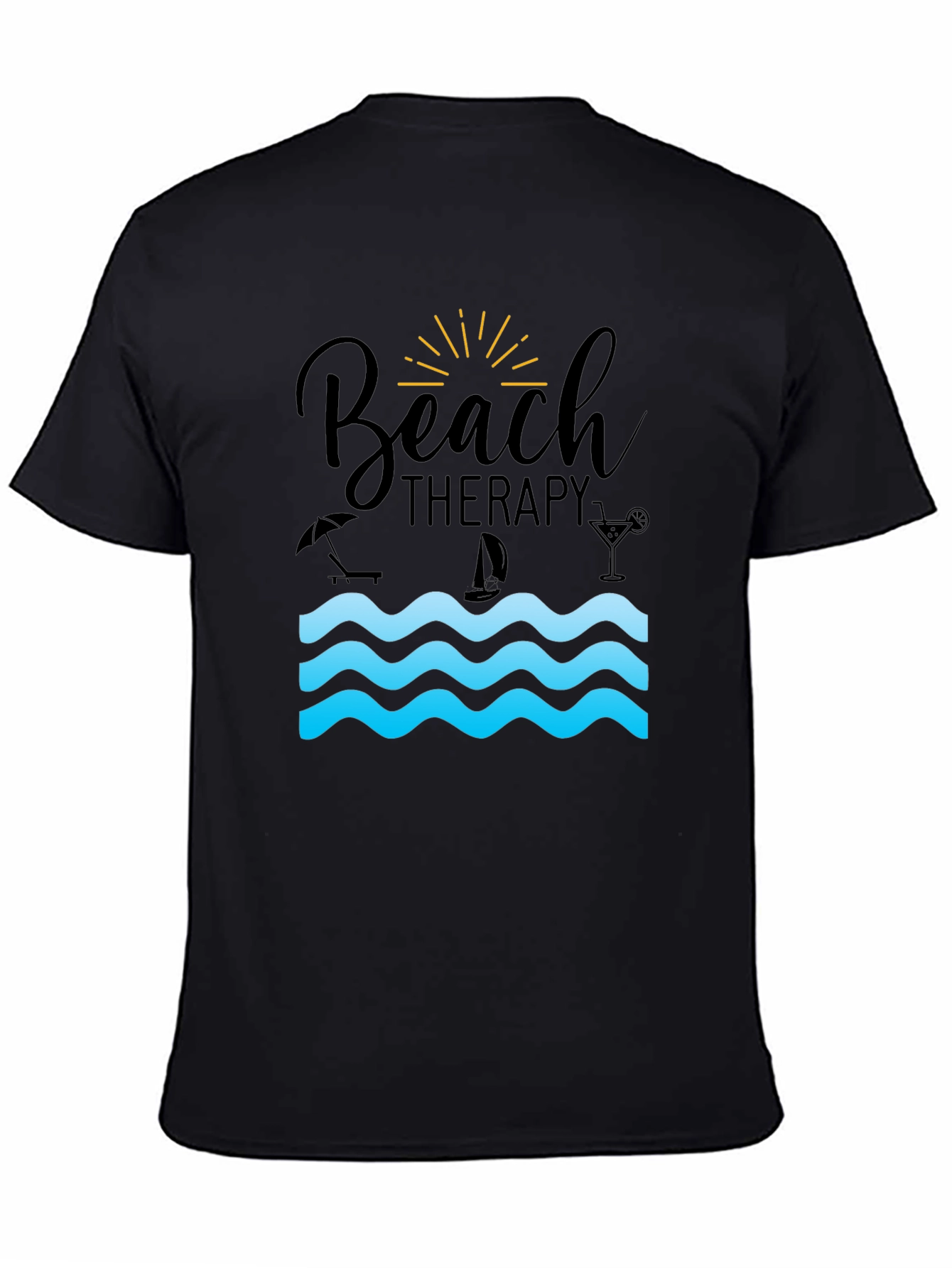 Beach Therapy Graphic T-Shirt - Relax & Unwind