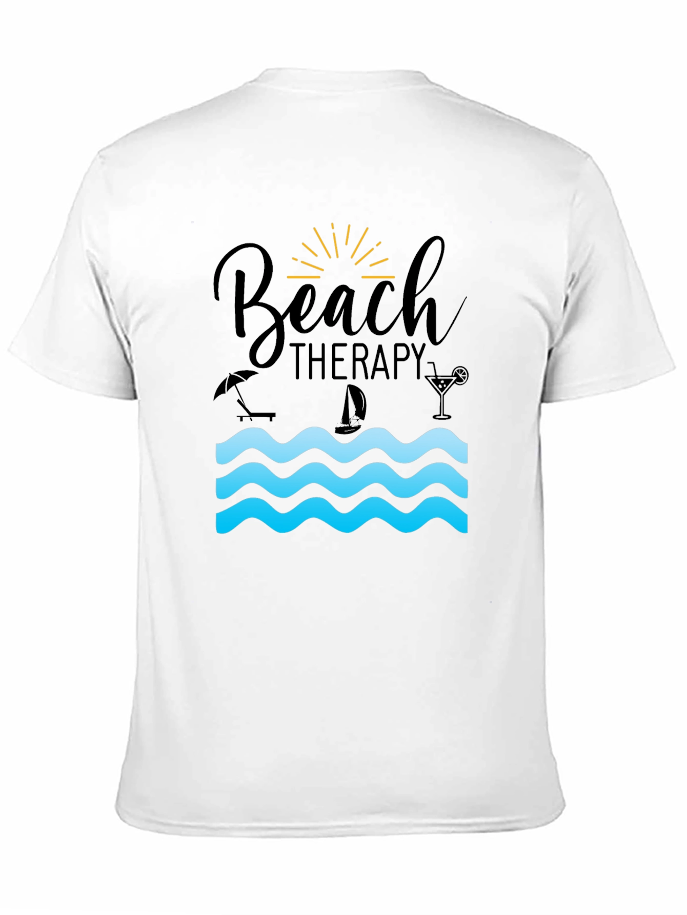 Beach Therapy Graphic T-Shirt - Relax & Unwind