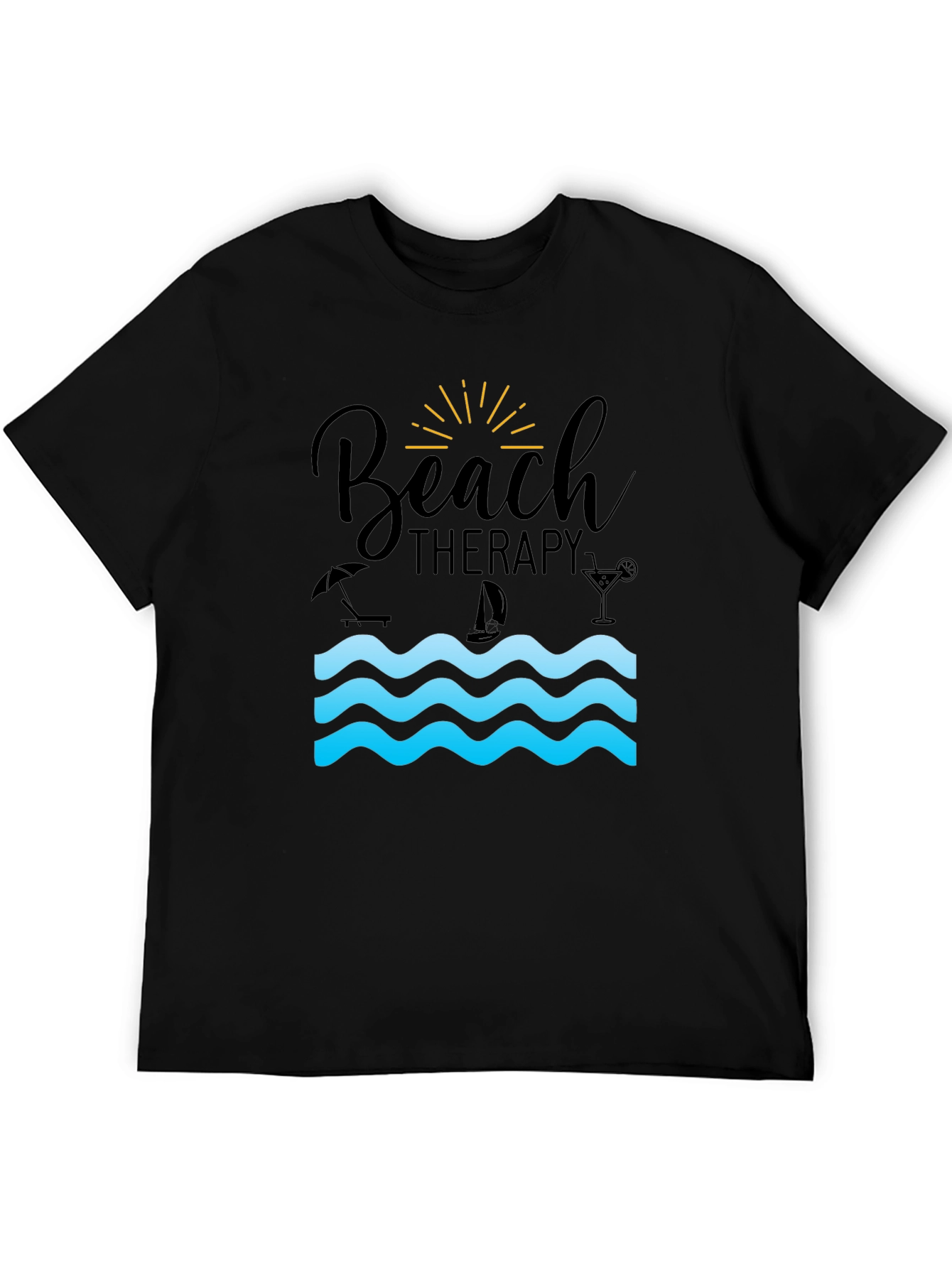 Beach Therapy Graphic T-Shirt - Relax & Unwind