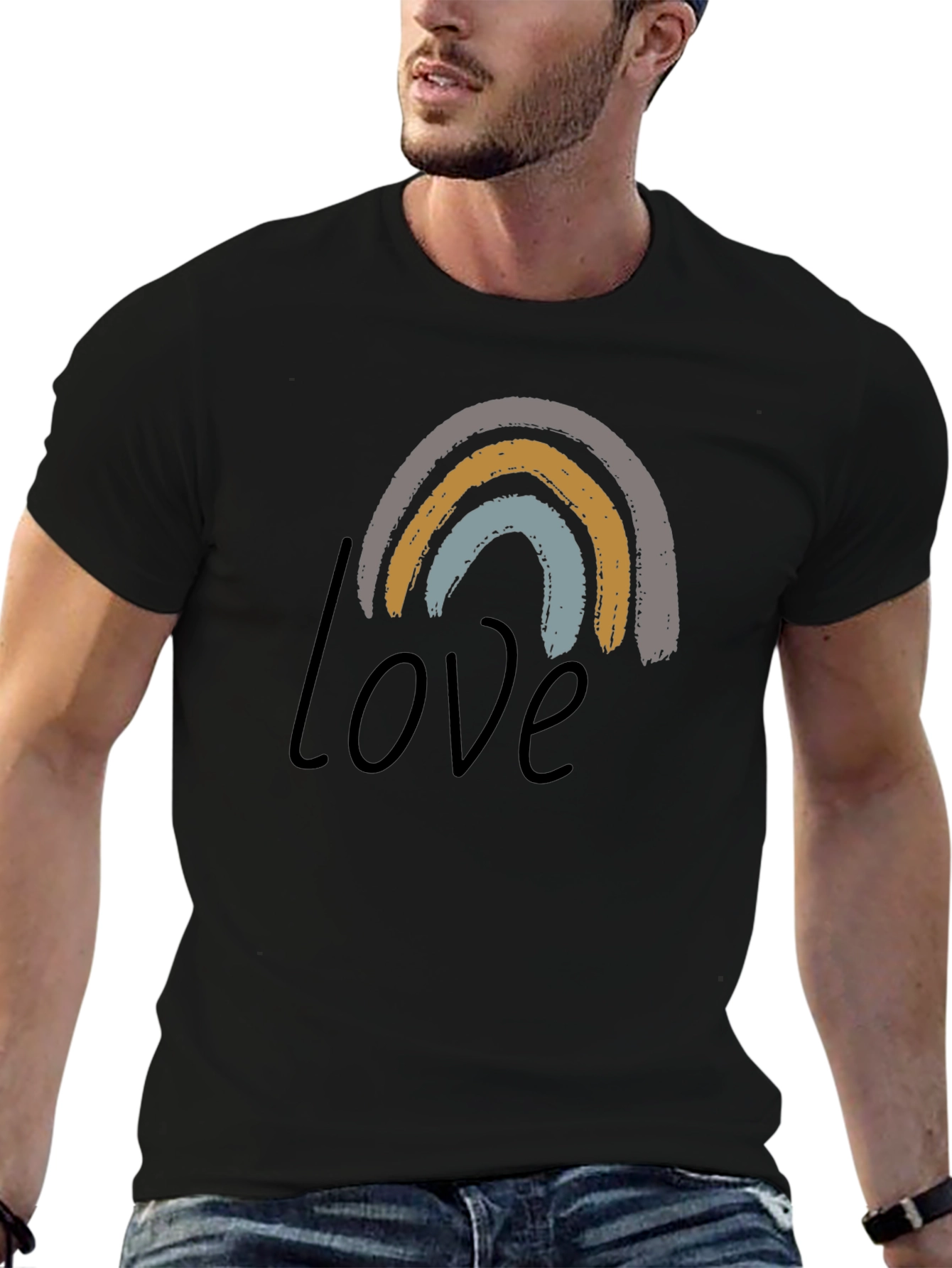 Love Rainbow Graphic T-Shirt