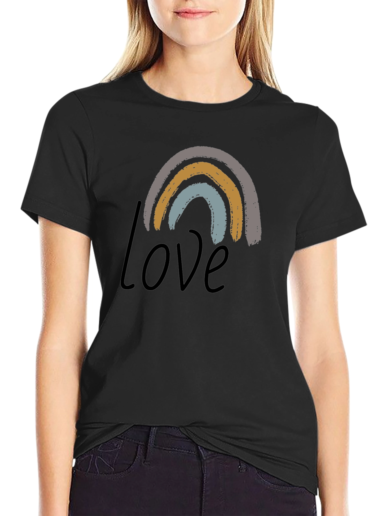 Love Rainbow Graphic T-Shirt