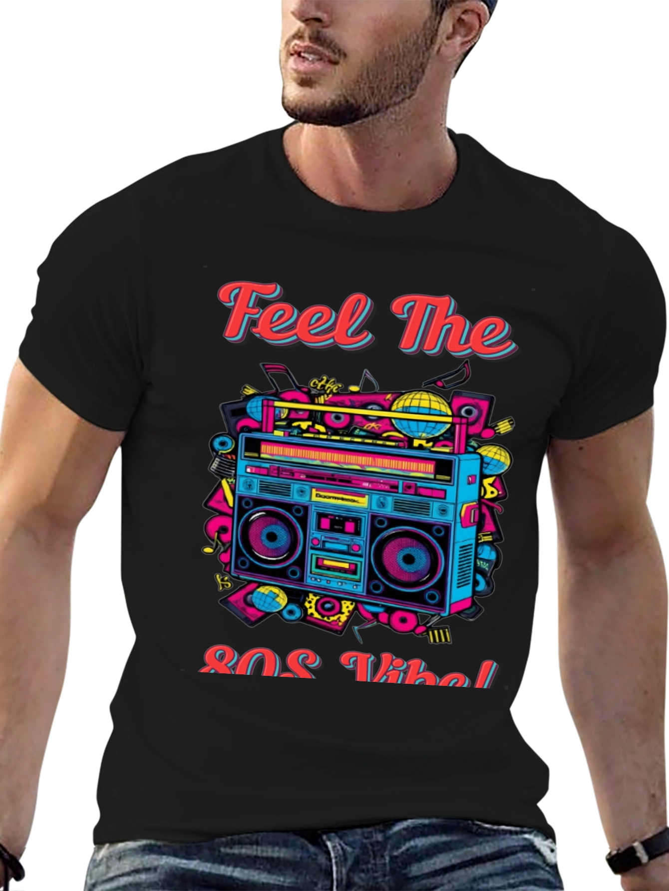 Retro 80s Vibe Graphic Tee