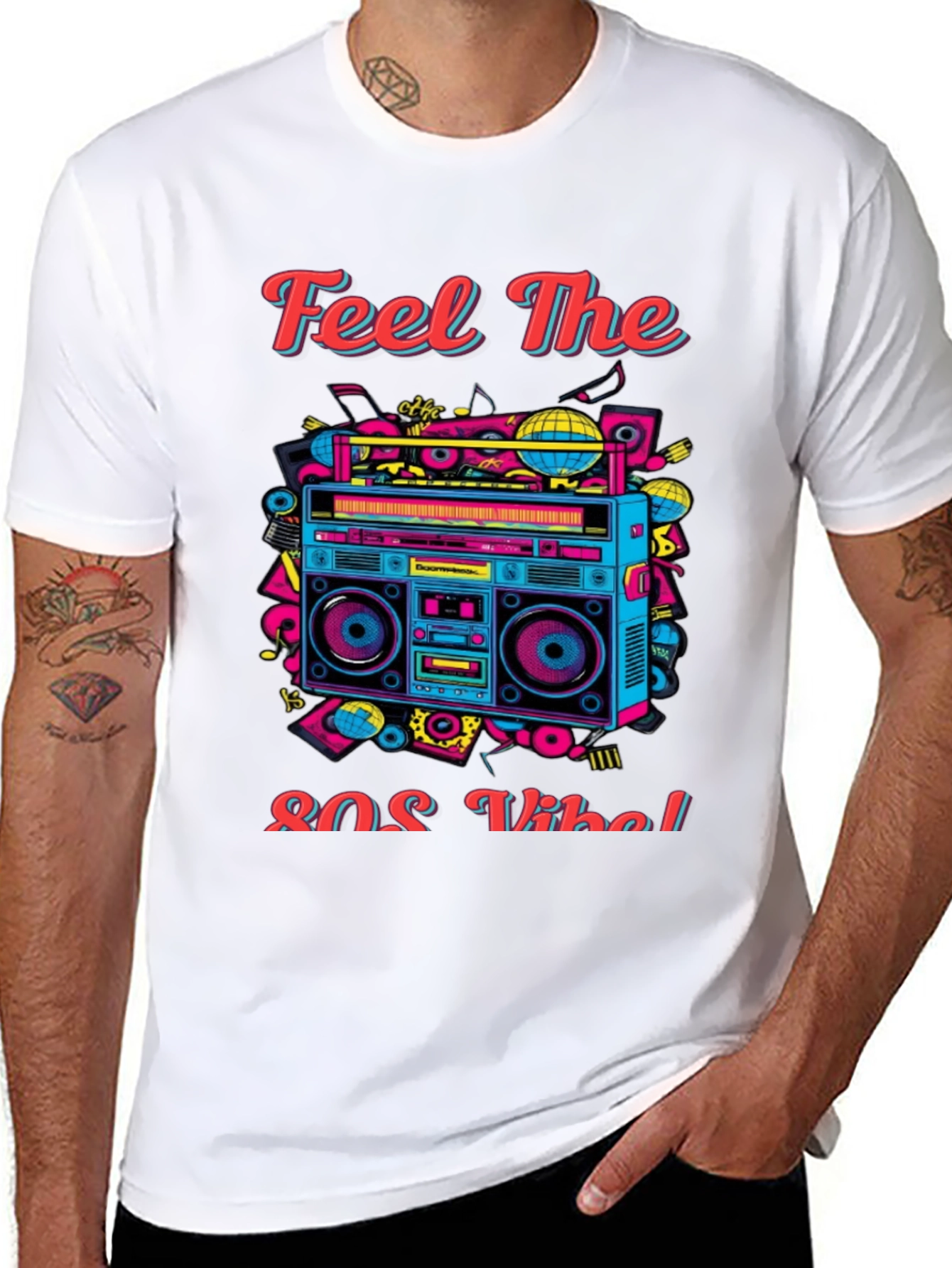 Retro 80s Vibe Graphic Tee