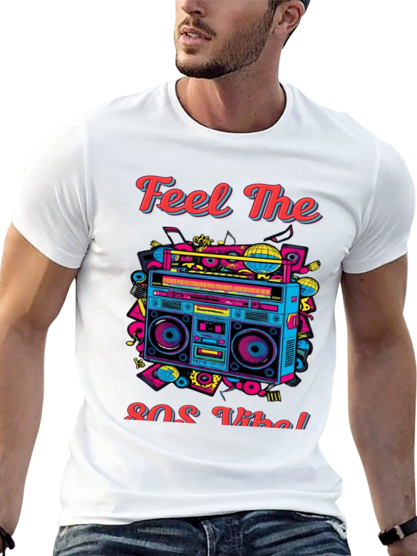 Retro 80s Vibe Graphic Tee