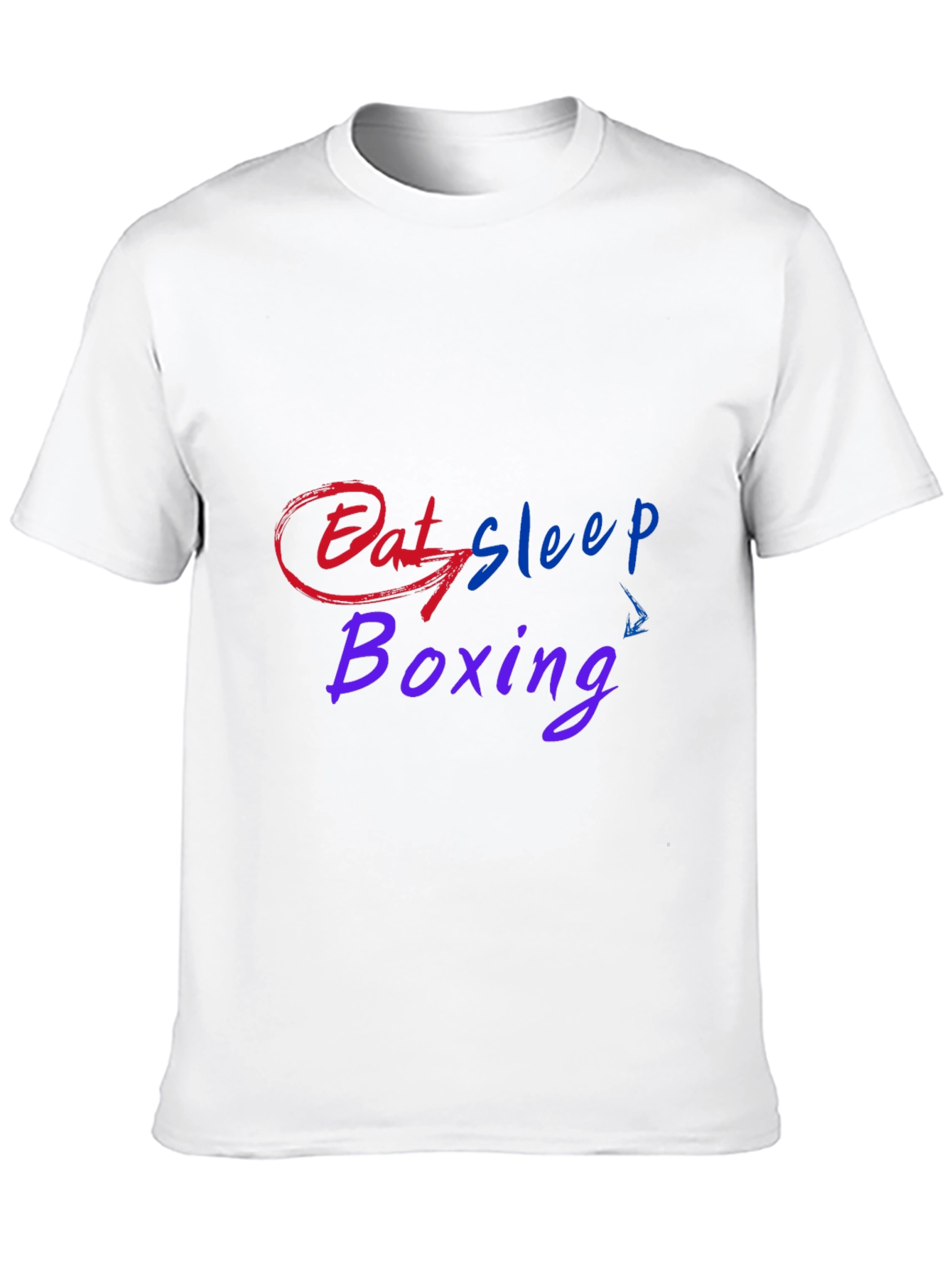 Eat Sleep Boxing Graphic T-Shirt - Mens Black Tee