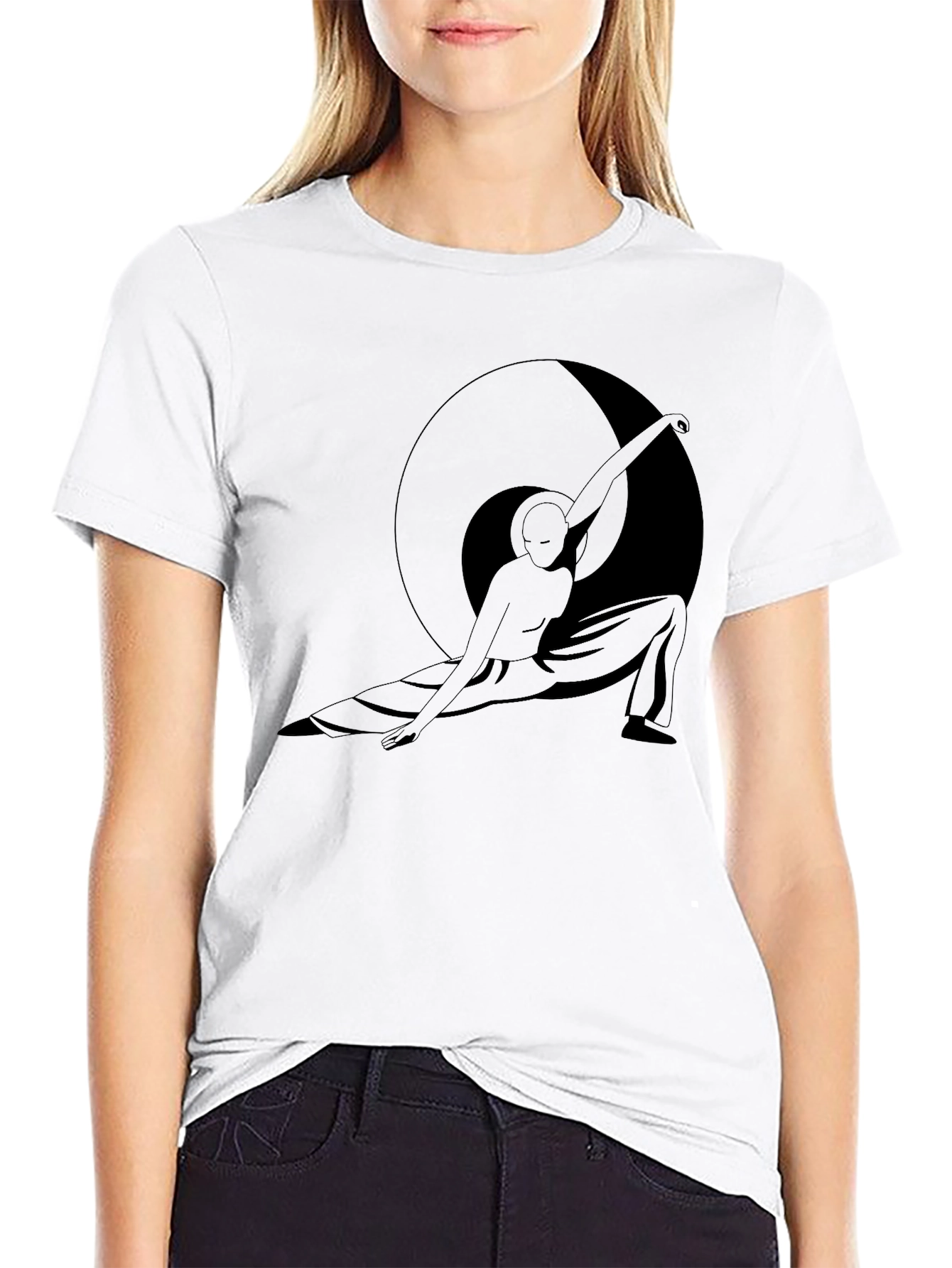 Yin Yang Martial Arts Black T-Shirt