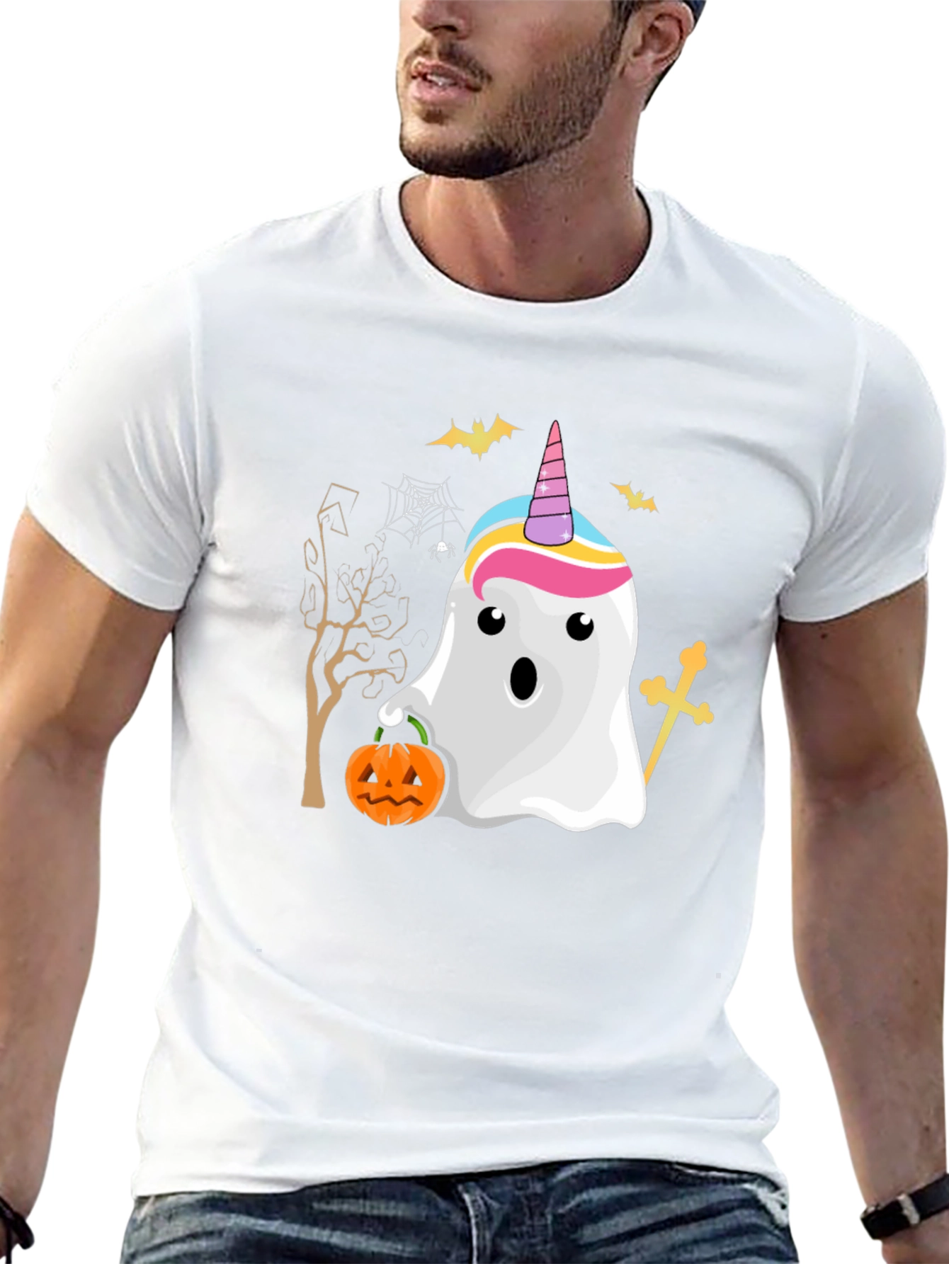 Halloween Ghost Unicorn T-Shirt