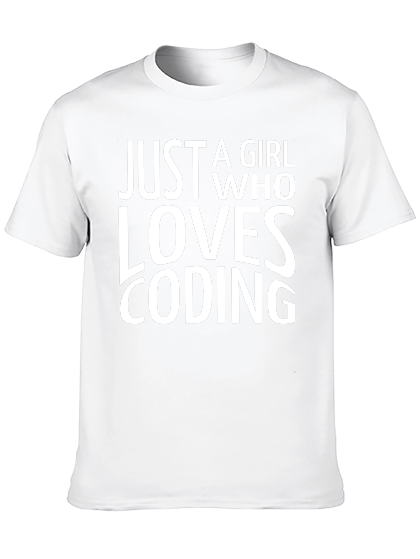 Just A Girl Who Loves Coding T-Shirt