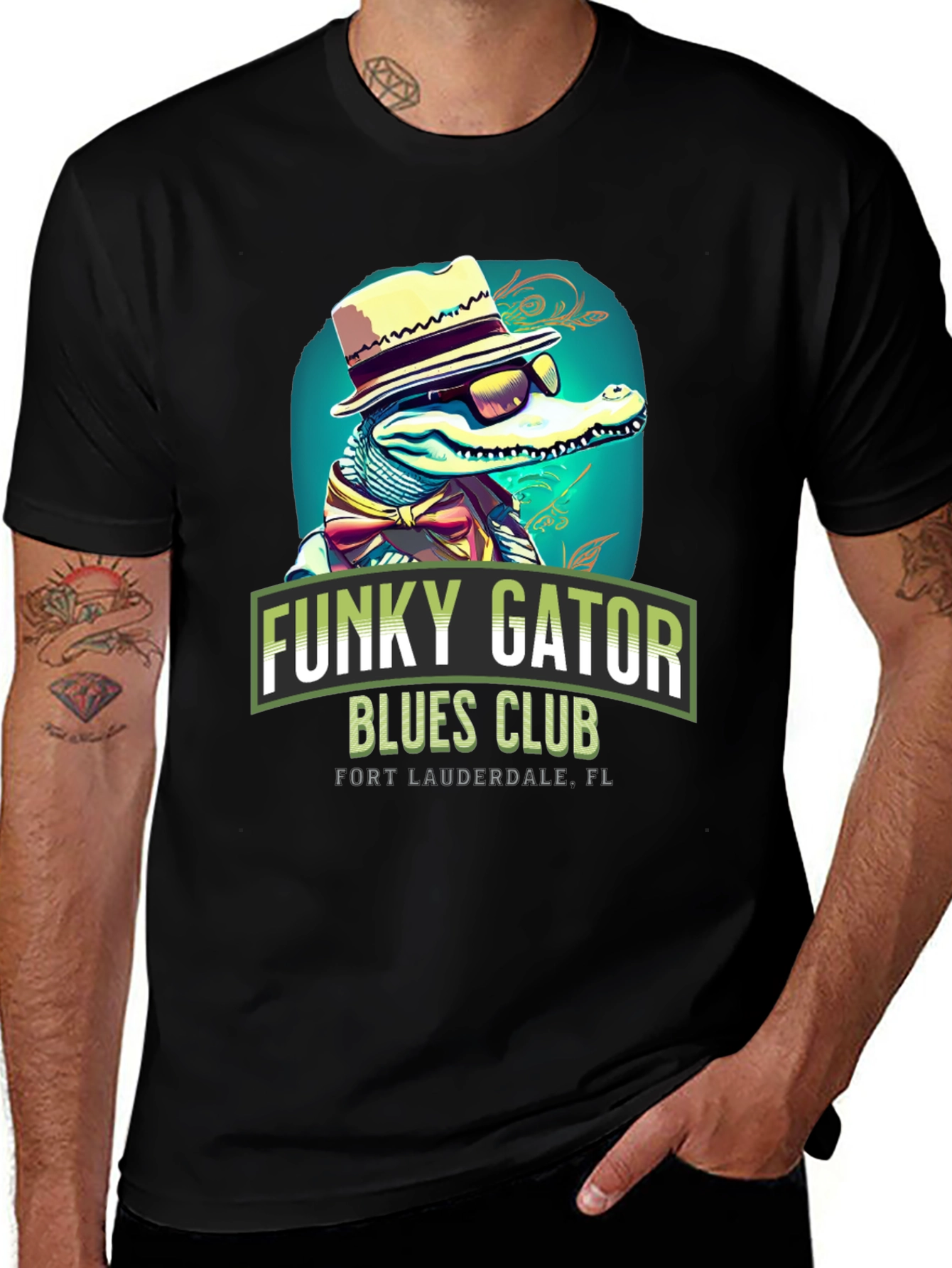 Funky Gator Blues Club T-Shirt