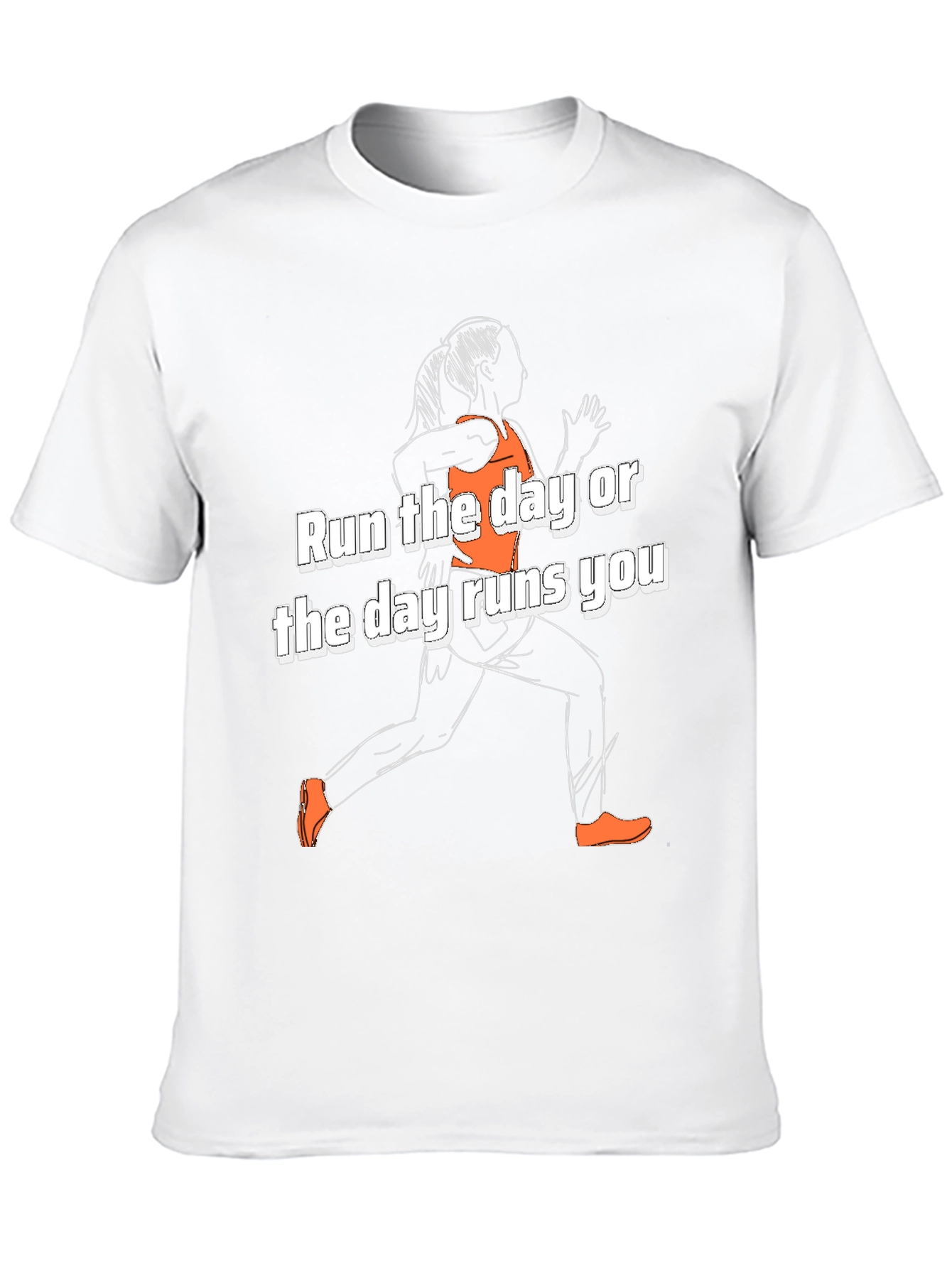 Run the Day T-Shirt - Motivational Activewear
