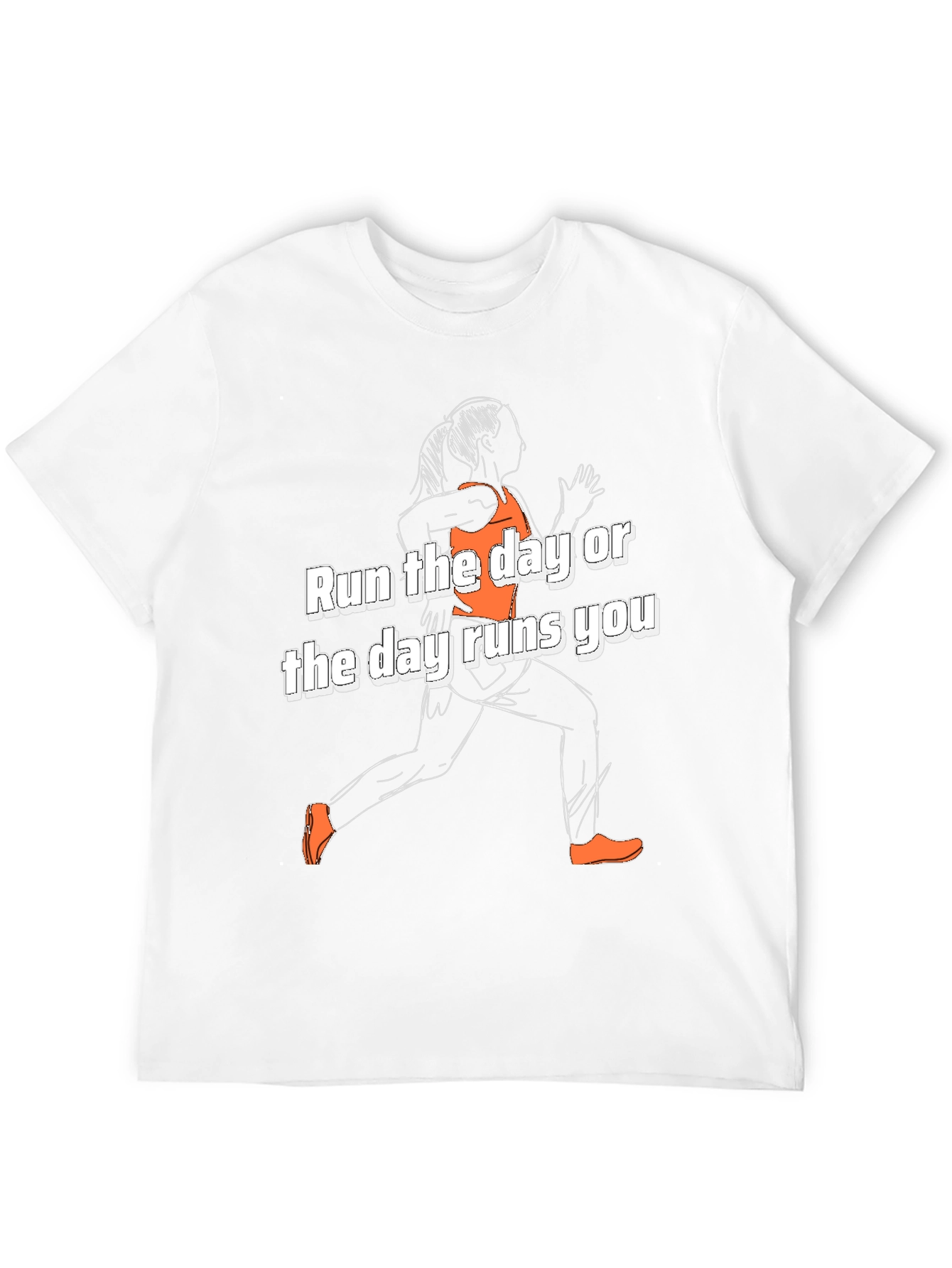 Run the Day T-Shirt - Motivational Activewear