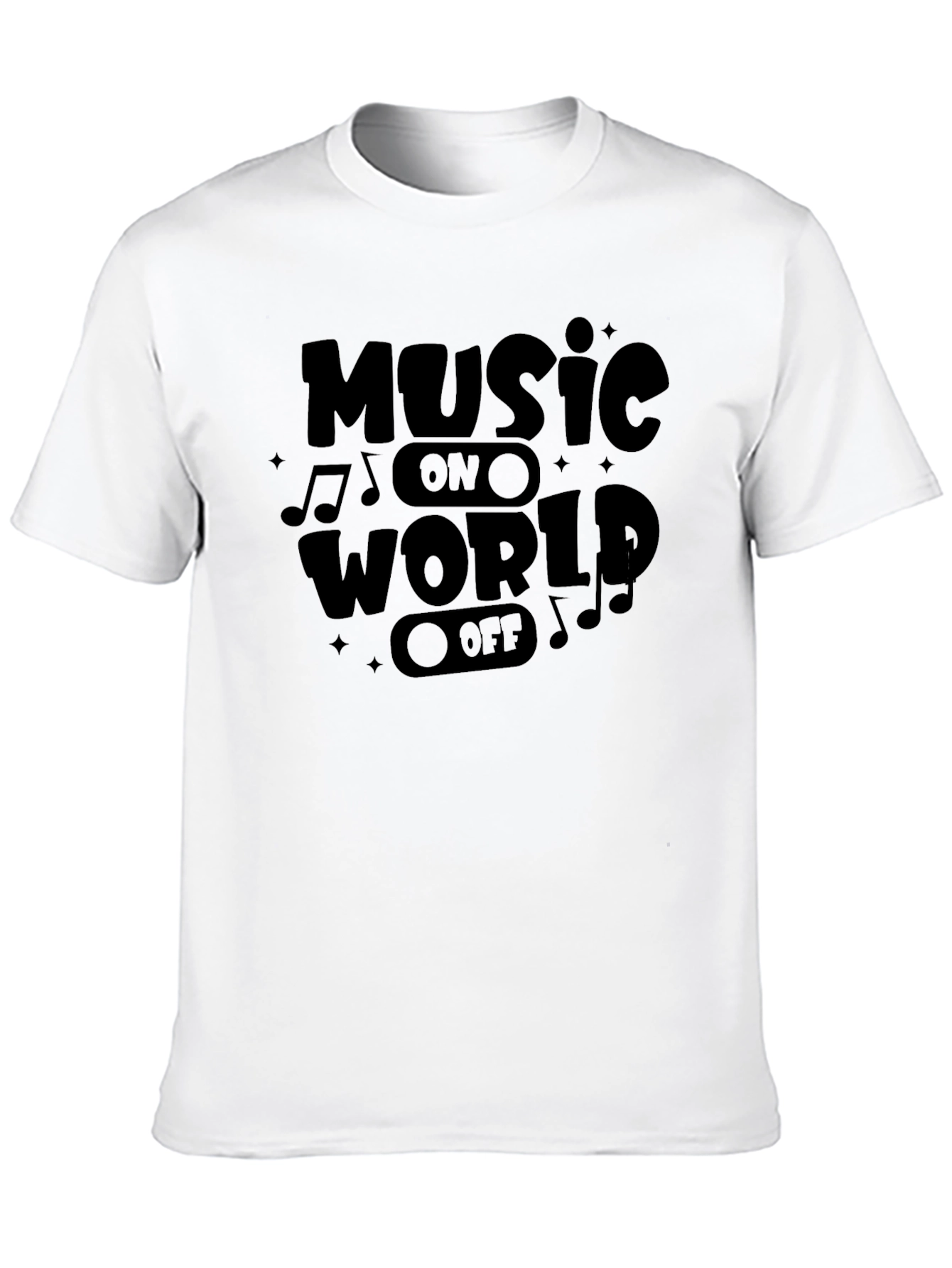 Music On World Off Graphic T-Shirt