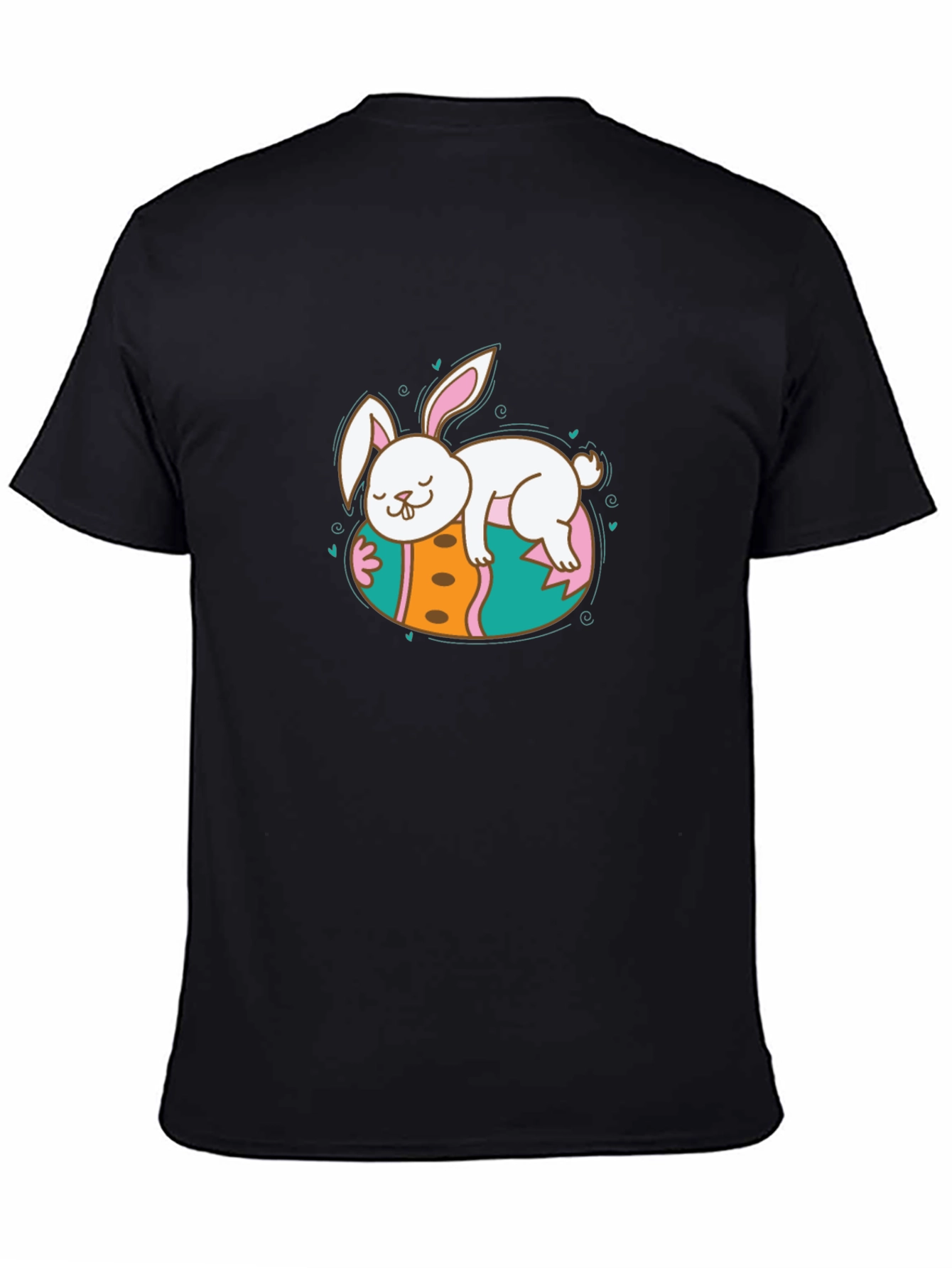 Cute Bunny Sleeping on Easter Egg T-Shirt