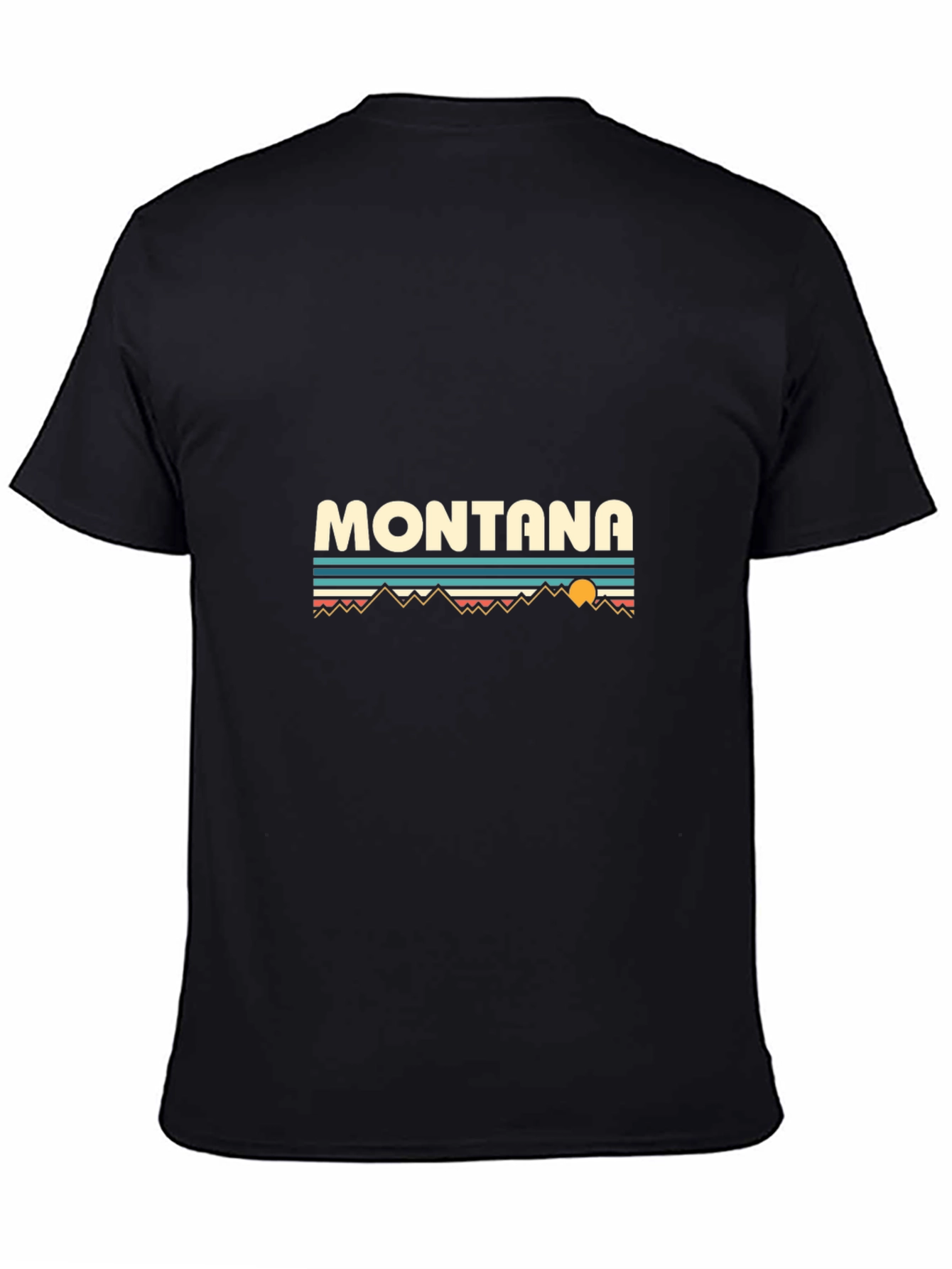 Montana Graphic T-Shirt - Retro Mountain Design