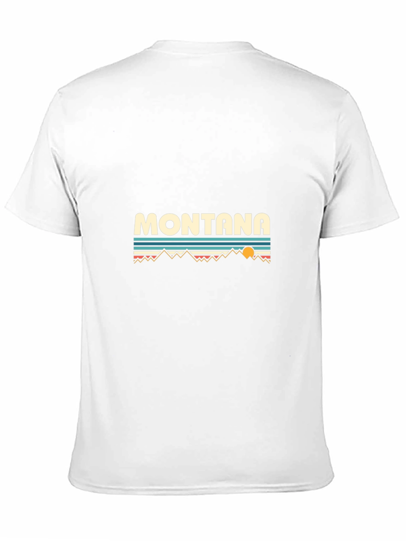 Montana Graphic T-Shirt - Retro Mountain Design