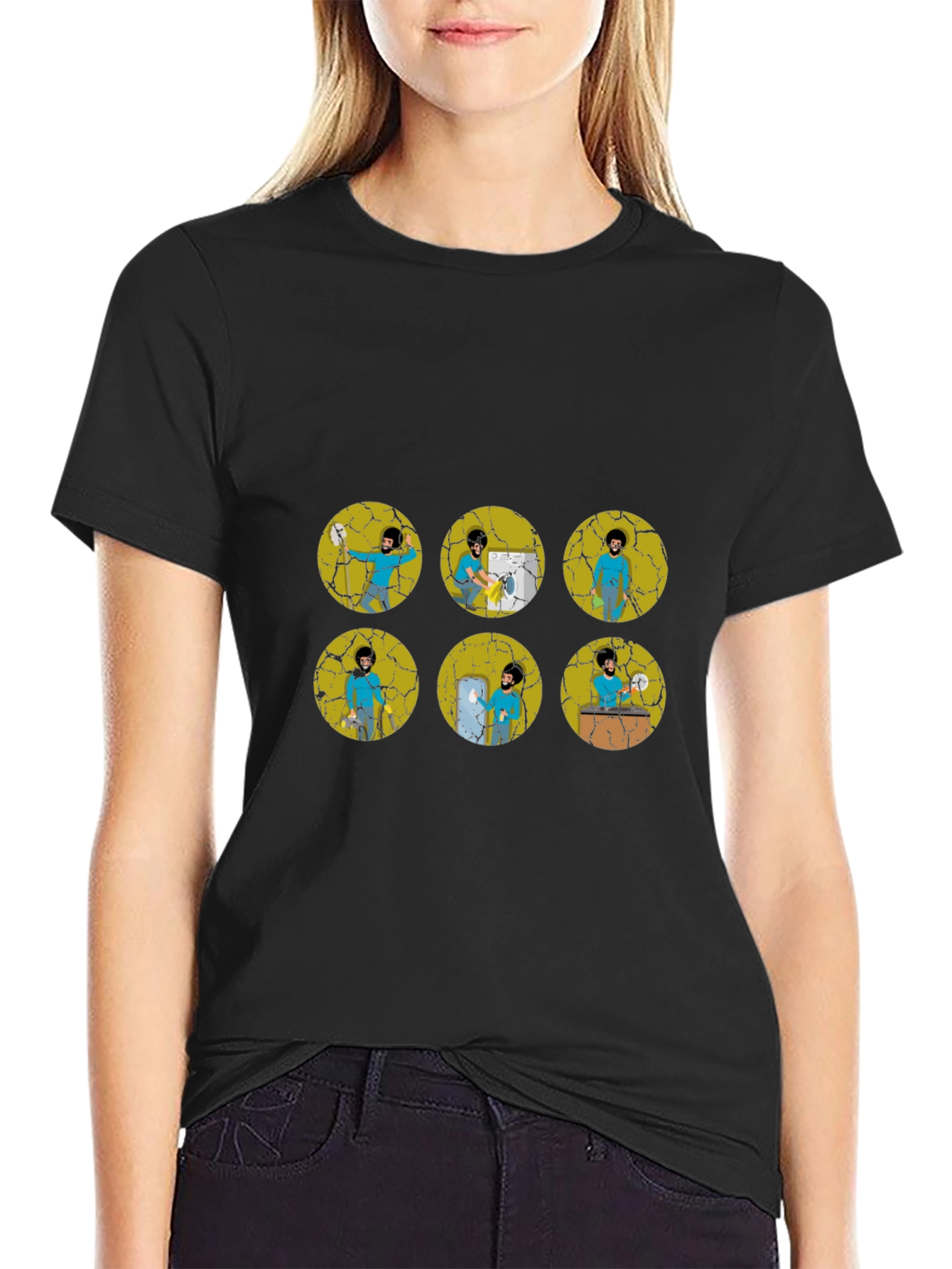Retro Cleaning Crew T-Shirt