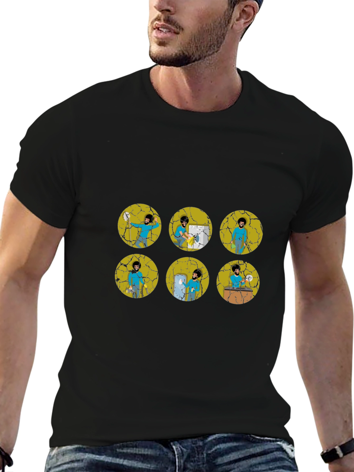Retro Cleaning Crew T-Shirt