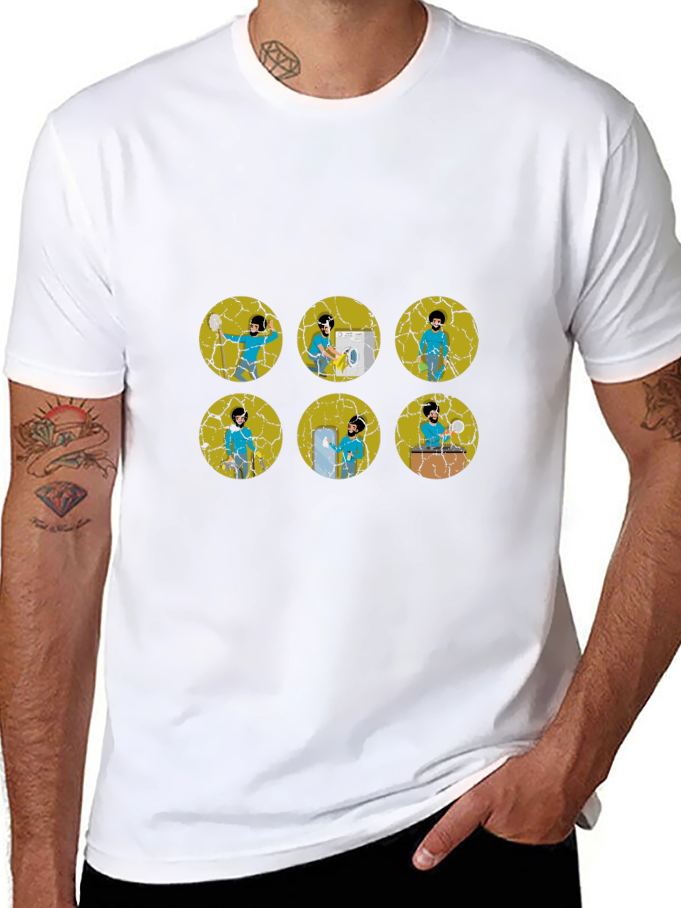 Retro Cleaning Crew T-Shirt