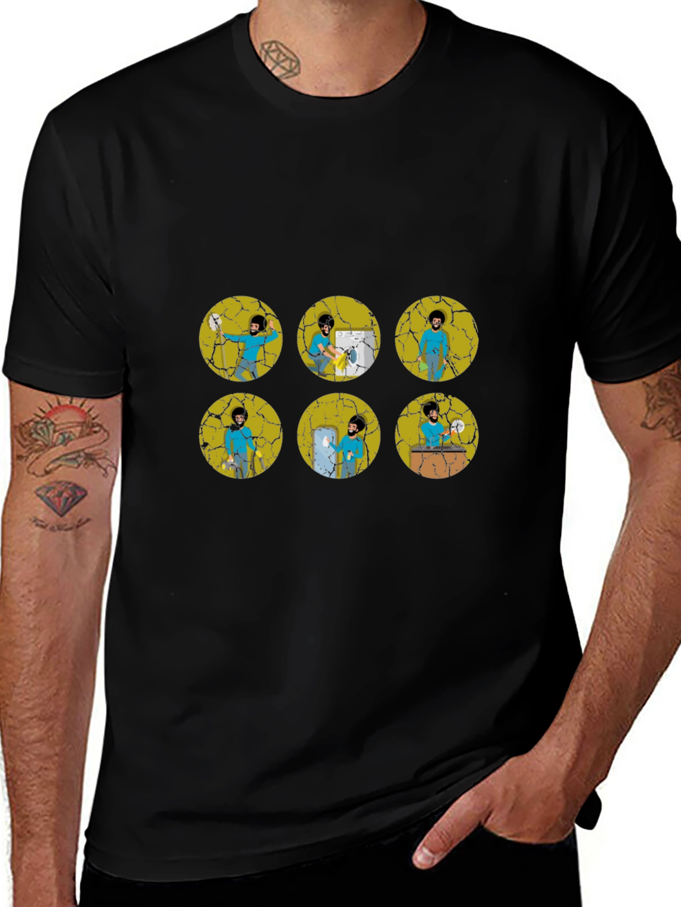 Retro Cleaning Crew T-Shirt
