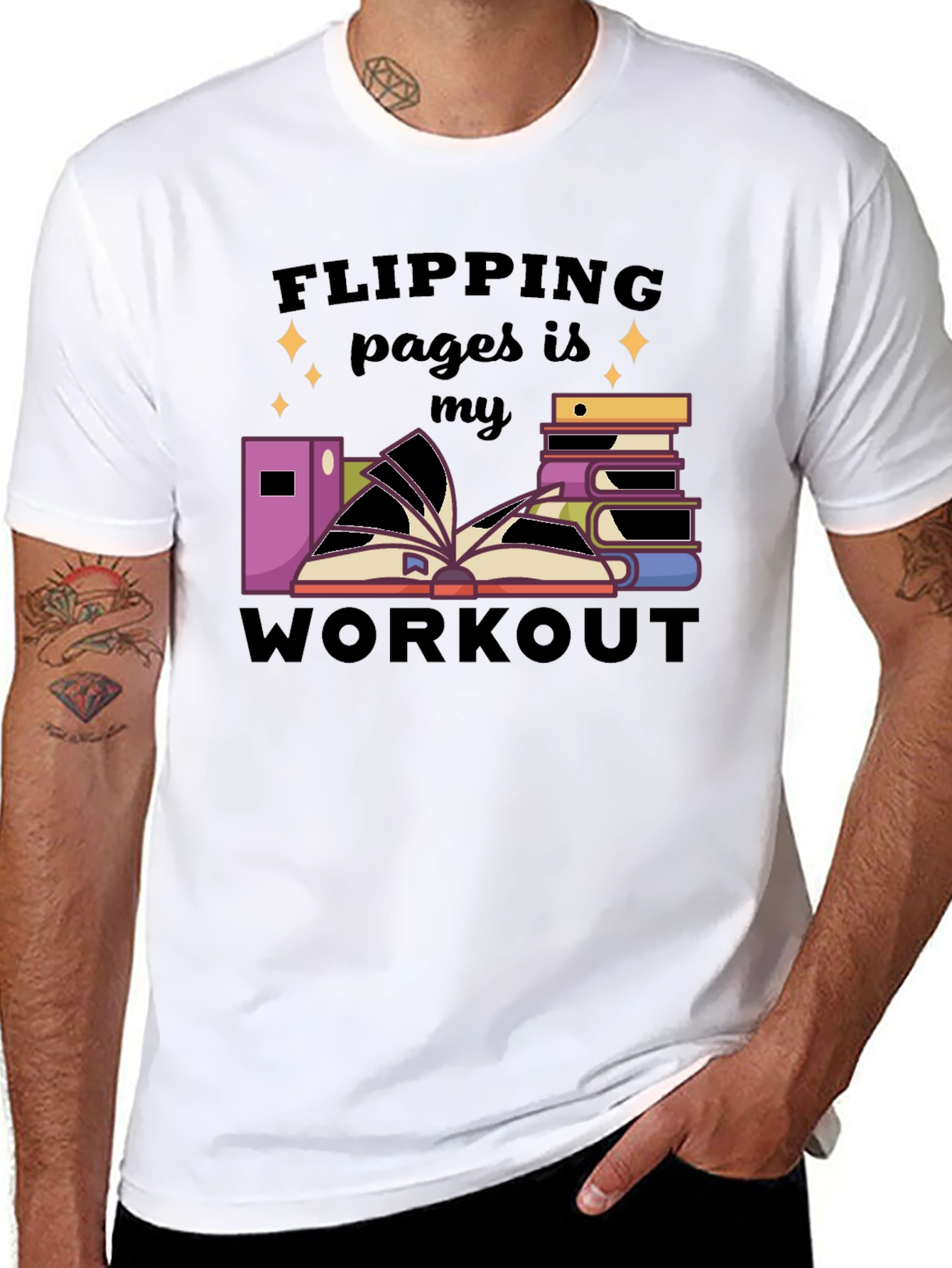 Flipping Pages is My Workout T-Shirt
