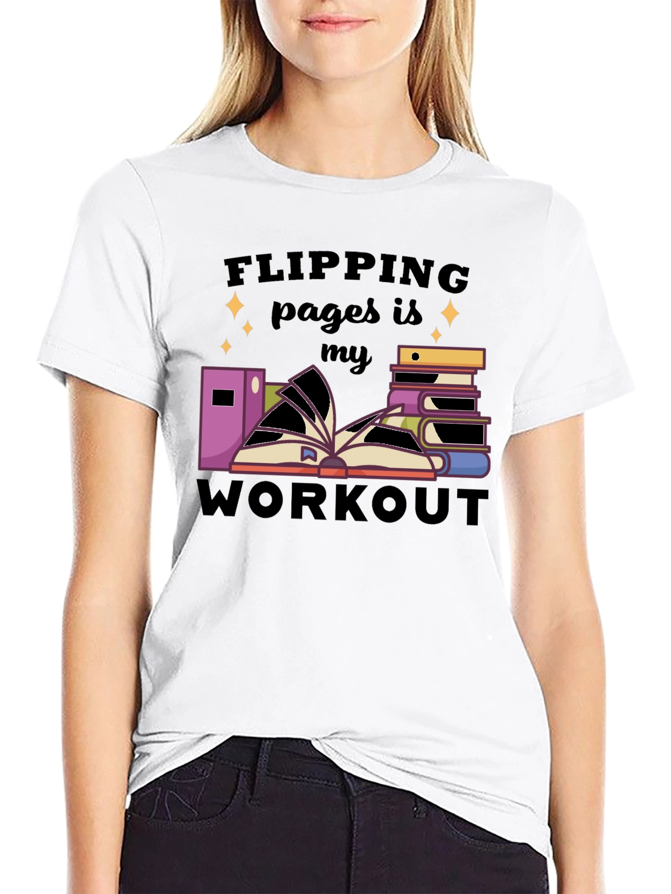 Flipping Pages is My Workout T-Shirt