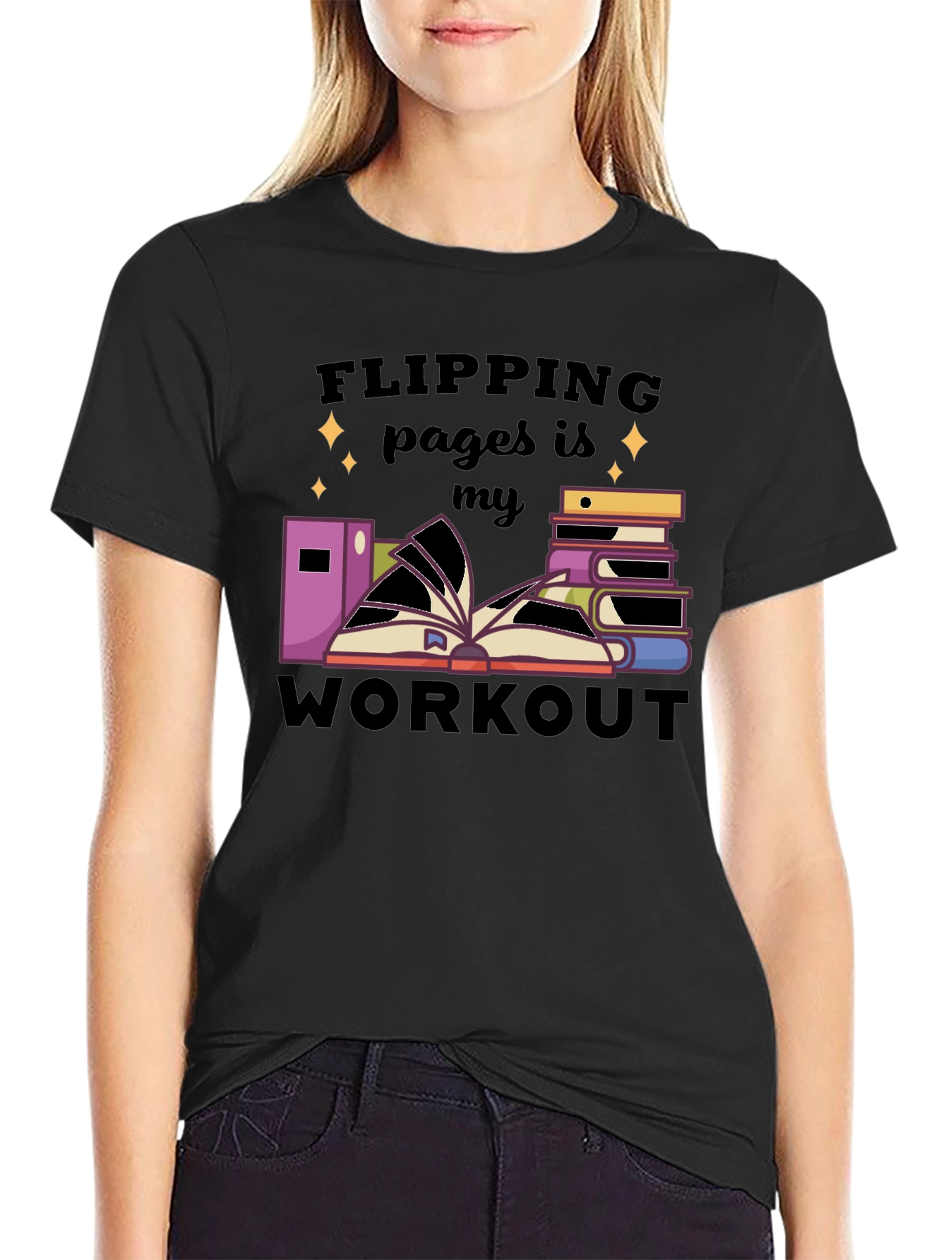 Flipping Pages is My Workout T-Shirt